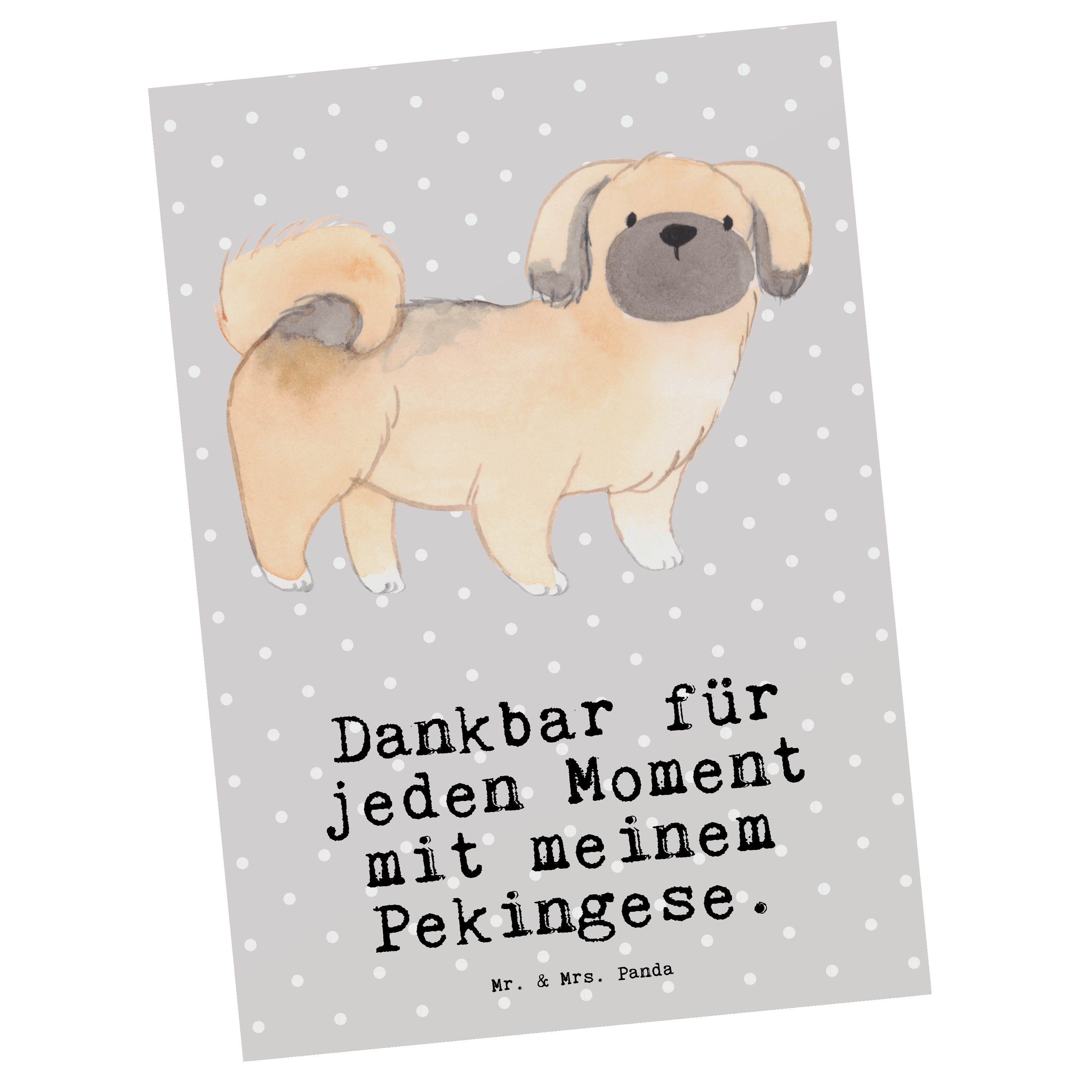 Postkarte Pekingese Moment