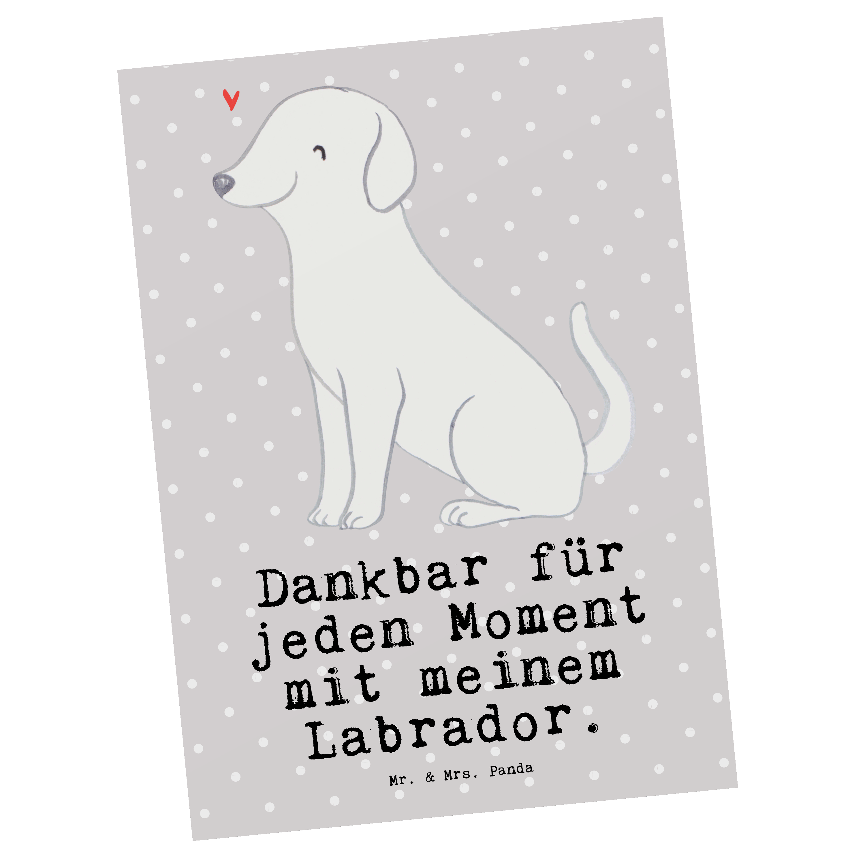 Postkarte Labrador Moment