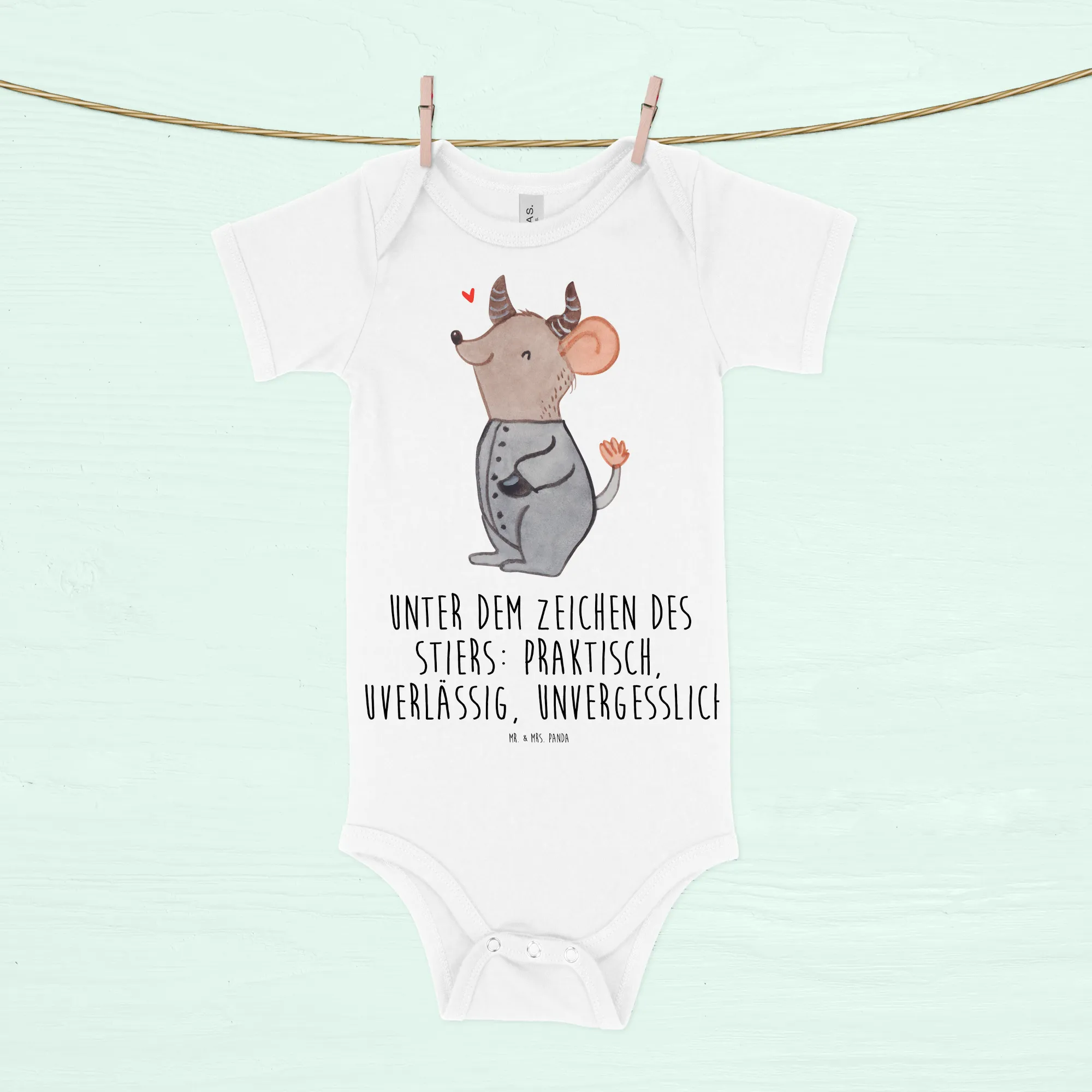 Organic Baby Body Stier Astrologie