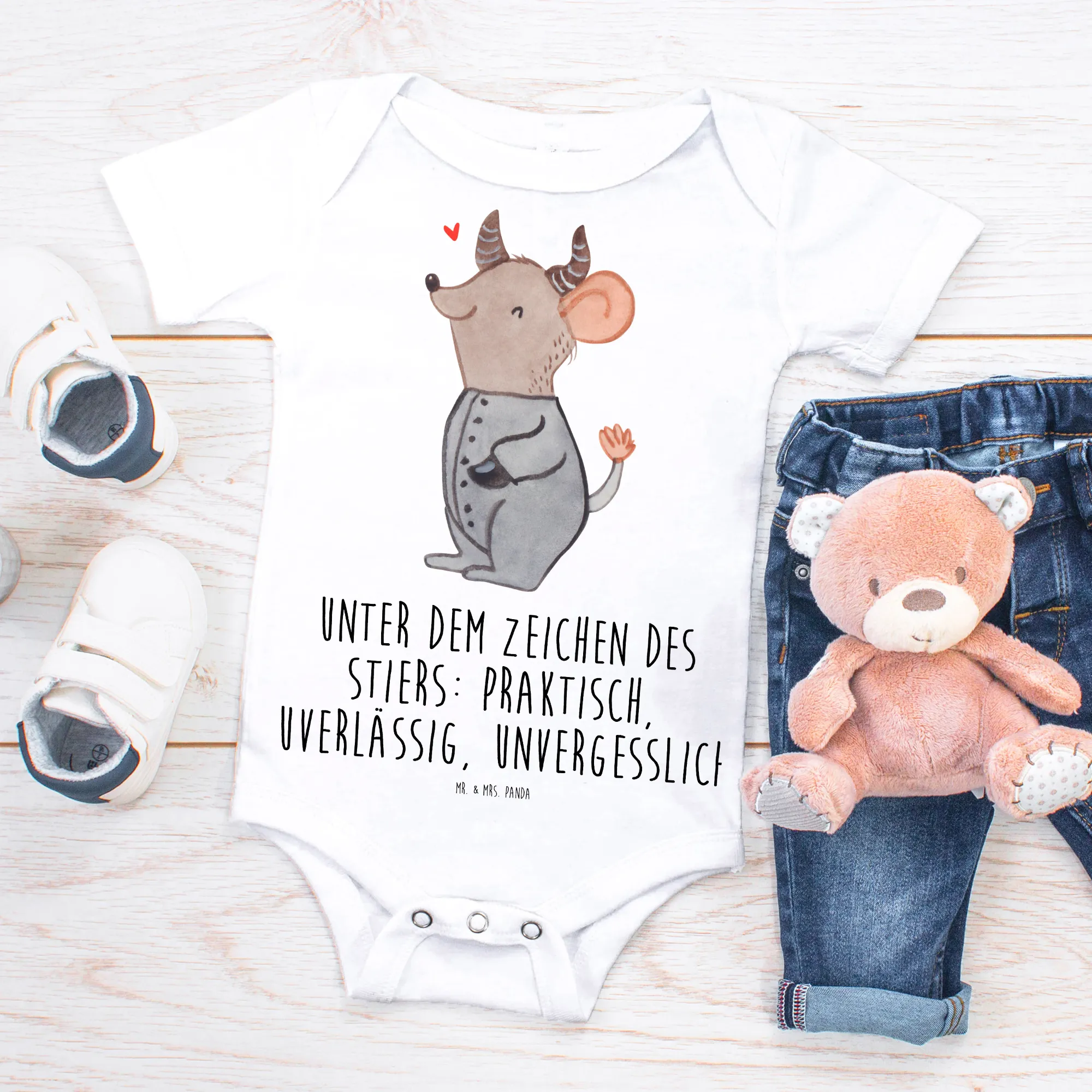 Organic Baby Body Stier Astrologie