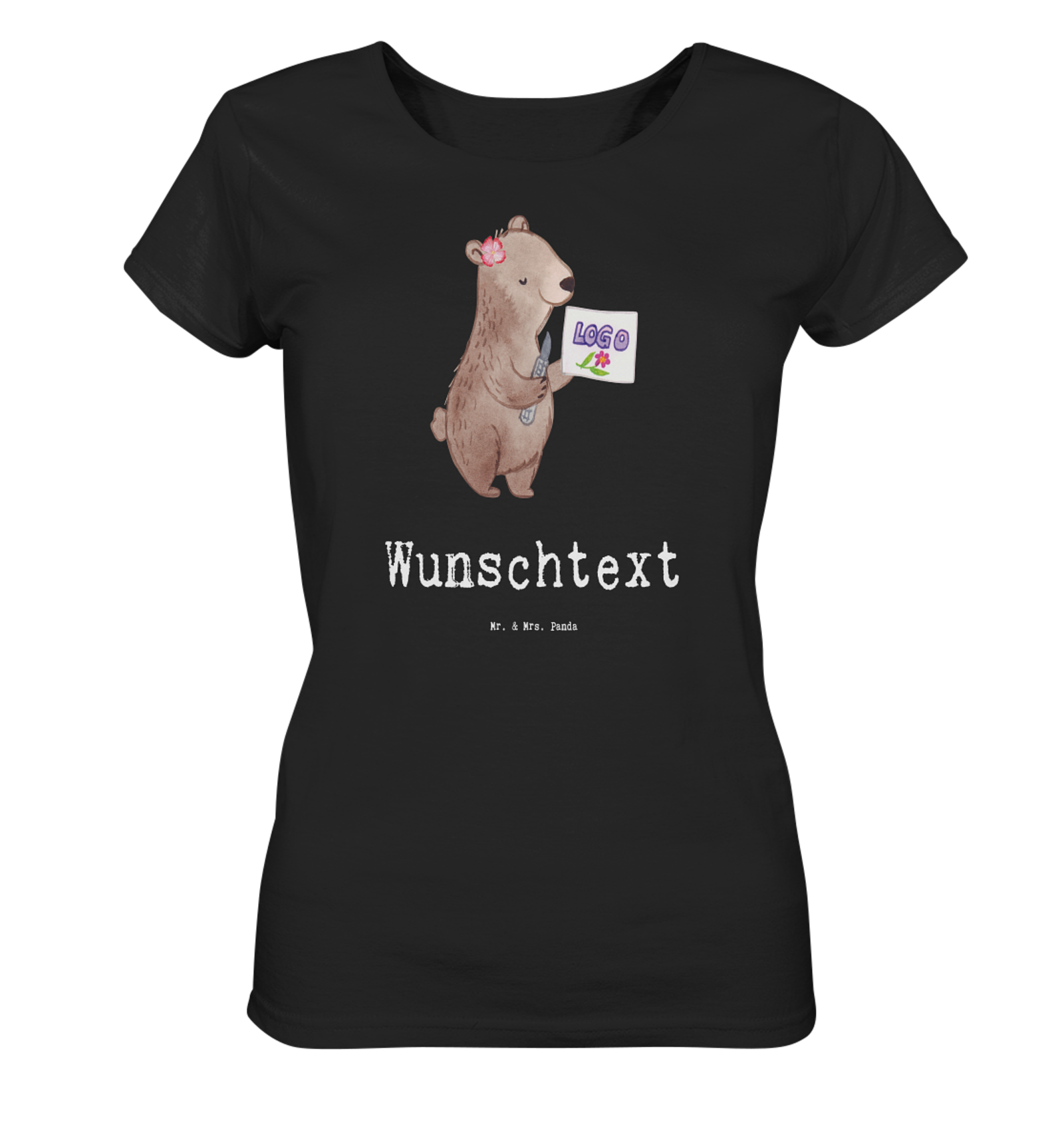 Personalisiertes Shirt Damen Werbetechnikerin Herz Größe S - Rente Schlafshirt