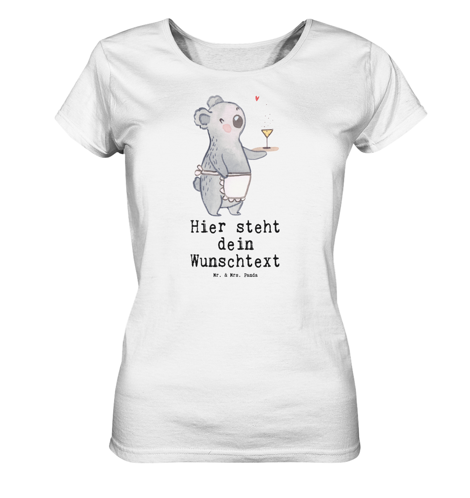 Personalisiertes Shirt Damen Gastwirtin Herz Größe S - Personalisierte Geschenke