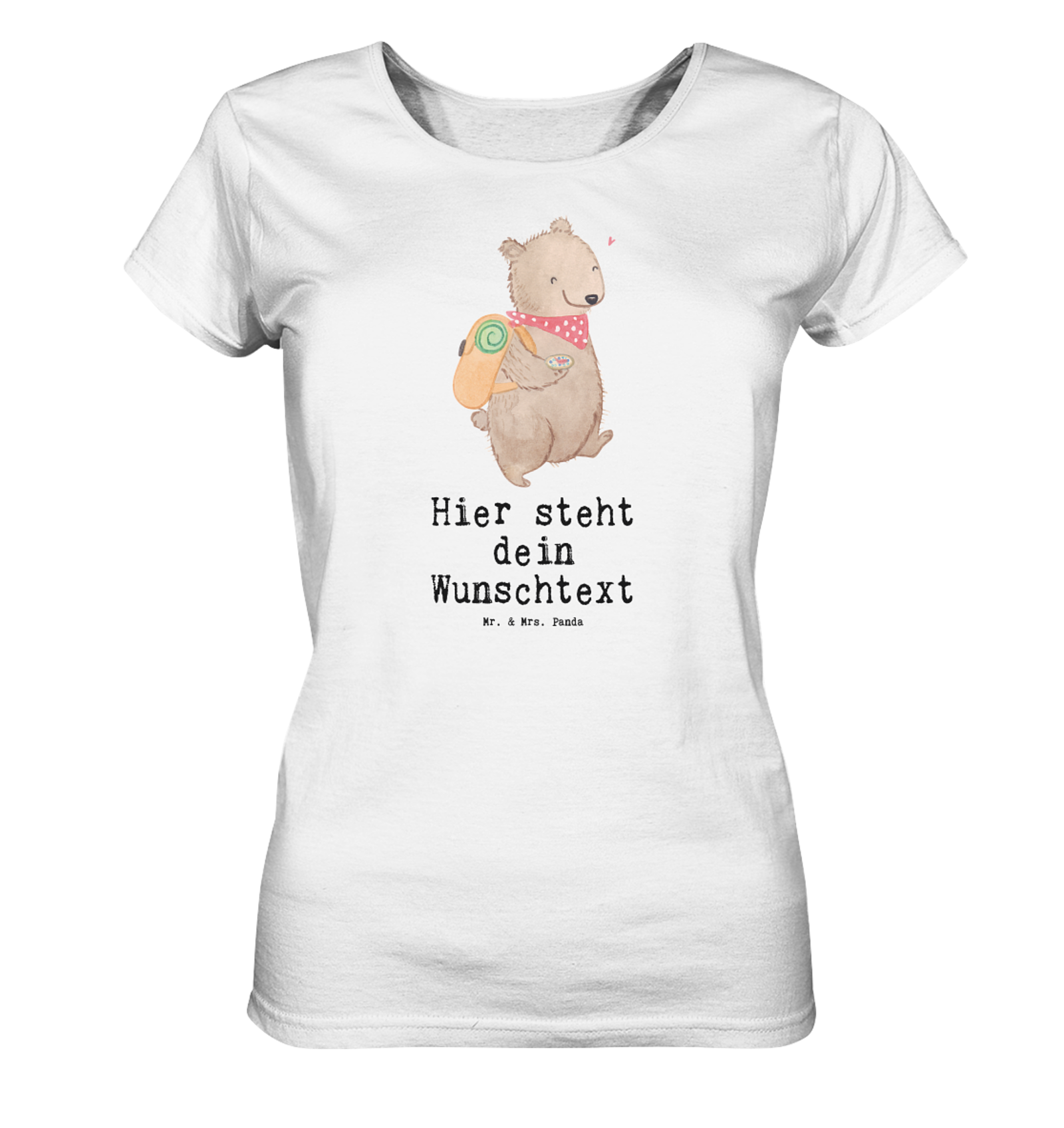 Personalisiertes Shirt Damen Bär Wandern Größe S - Personalisierte Geschenke
