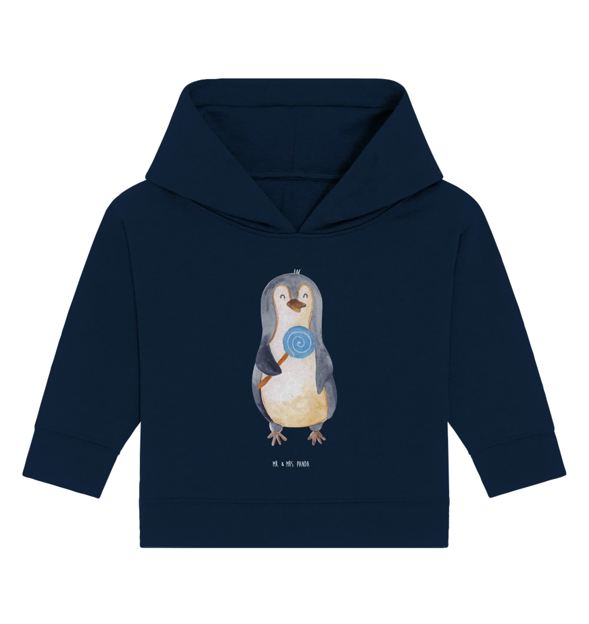 Organic Baby Hoodie Pinguin Lolli