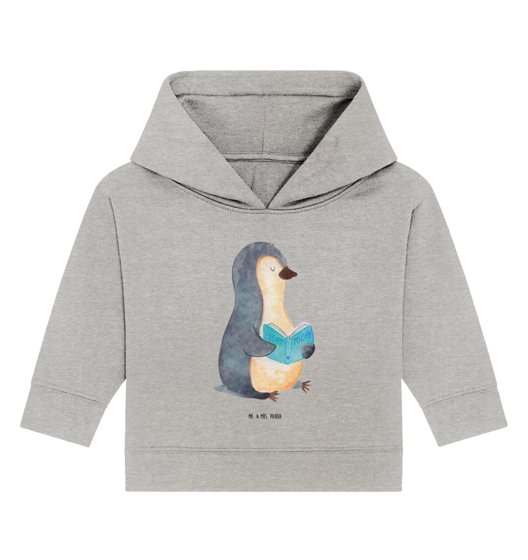 Organic Baby Hoodie Pinguin Buch