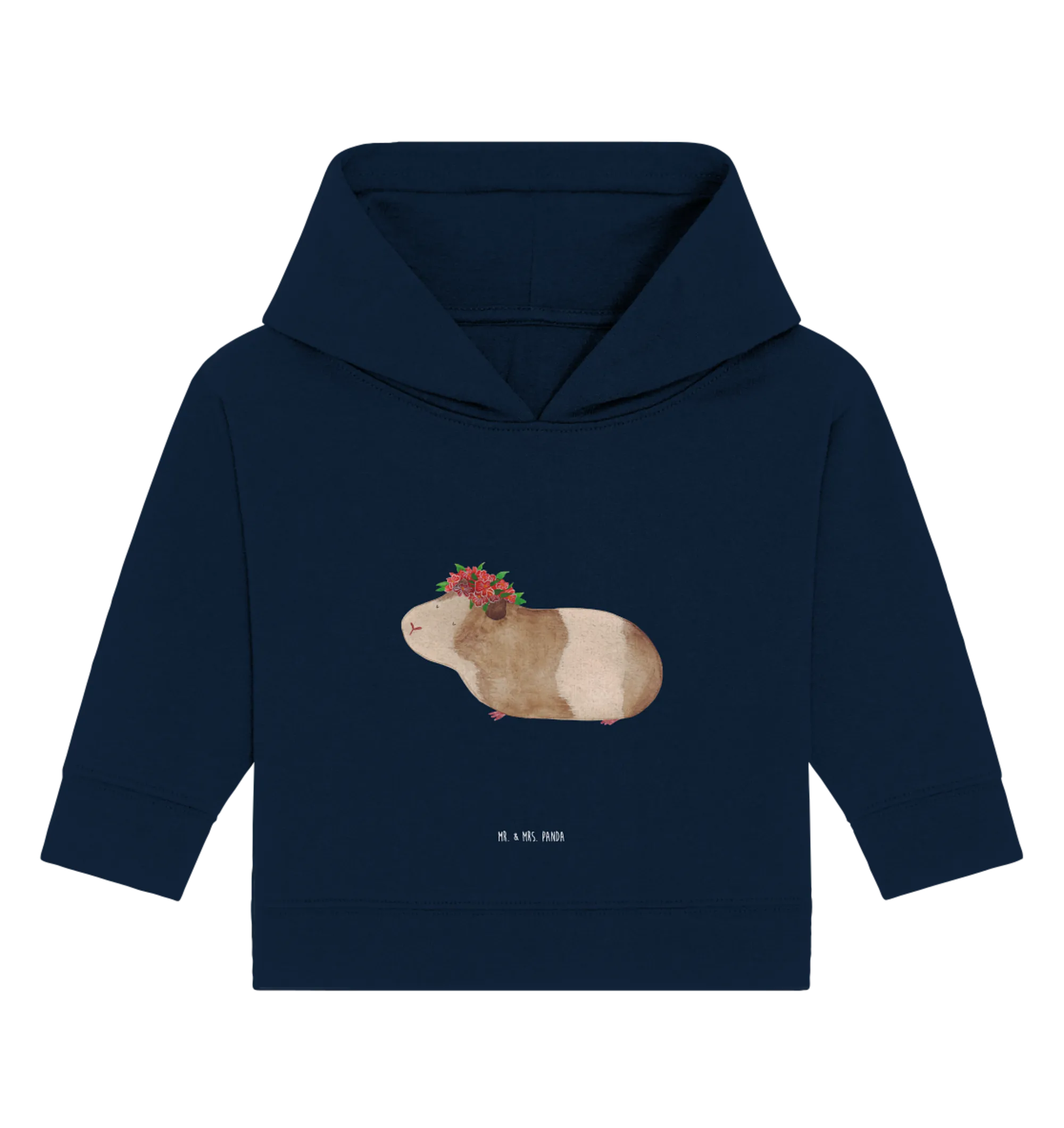 Organic Baby Hoodie Meerschweinchen Weisheit