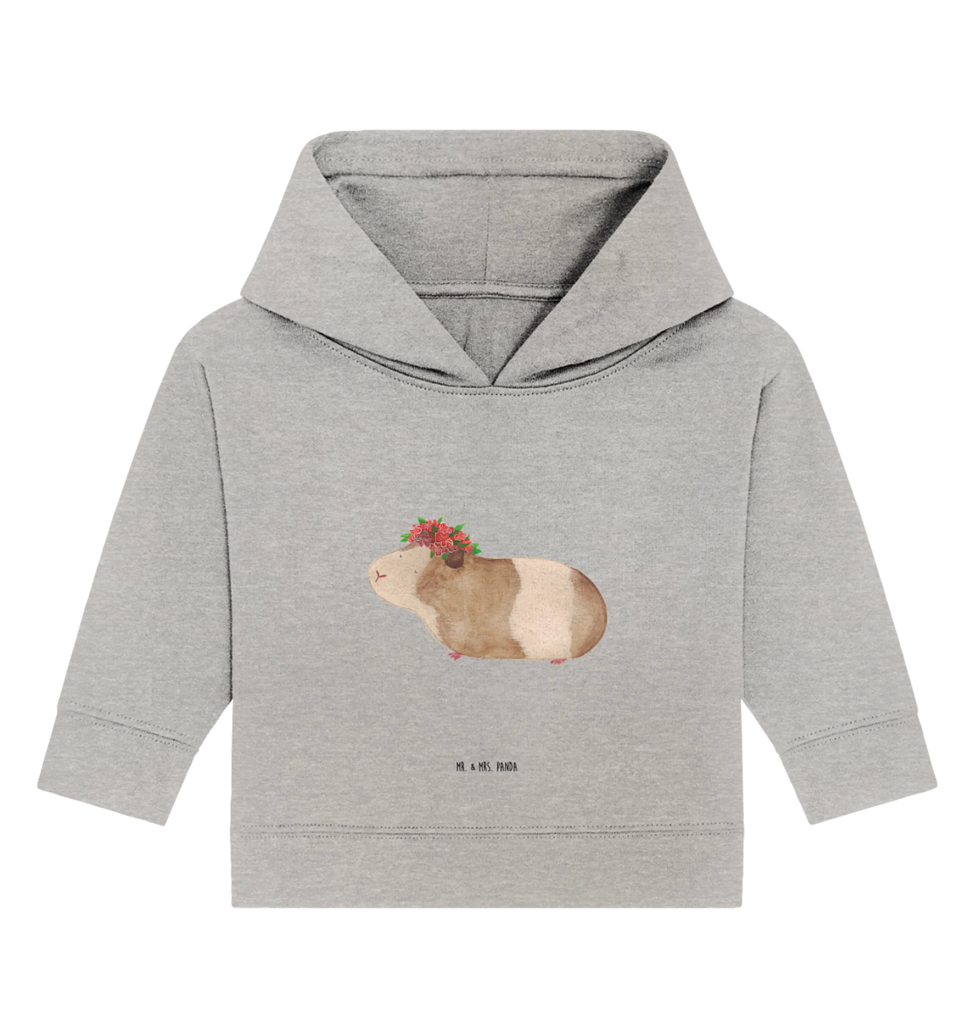 Organic Baby Hoodie Meerschweinchen Weisheit