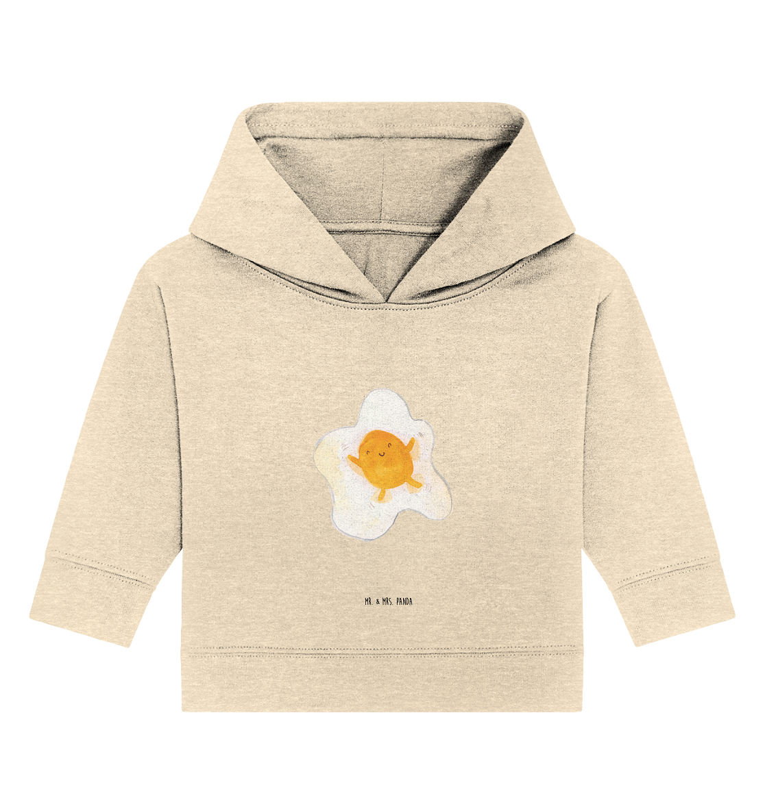 Organic Baby Hoodie Spiegelei Ei 12. - 18. Monat - Geschenk Liebe Baby Pullover