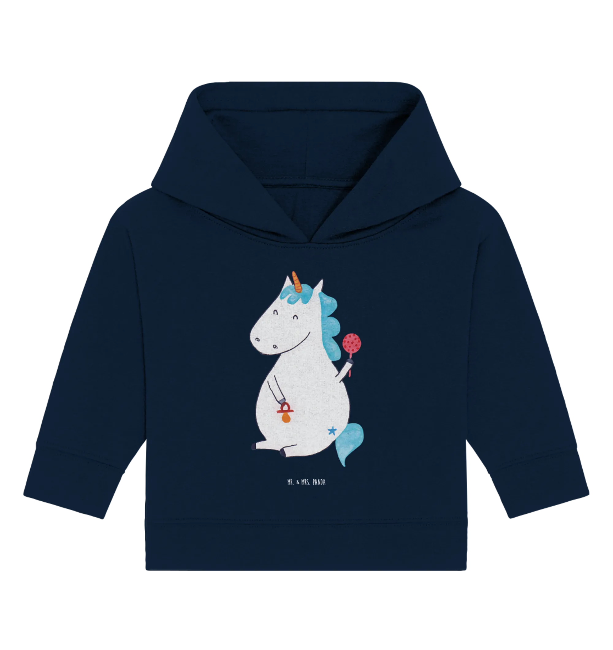 Organic Baby Hoodie Einhorn Baby