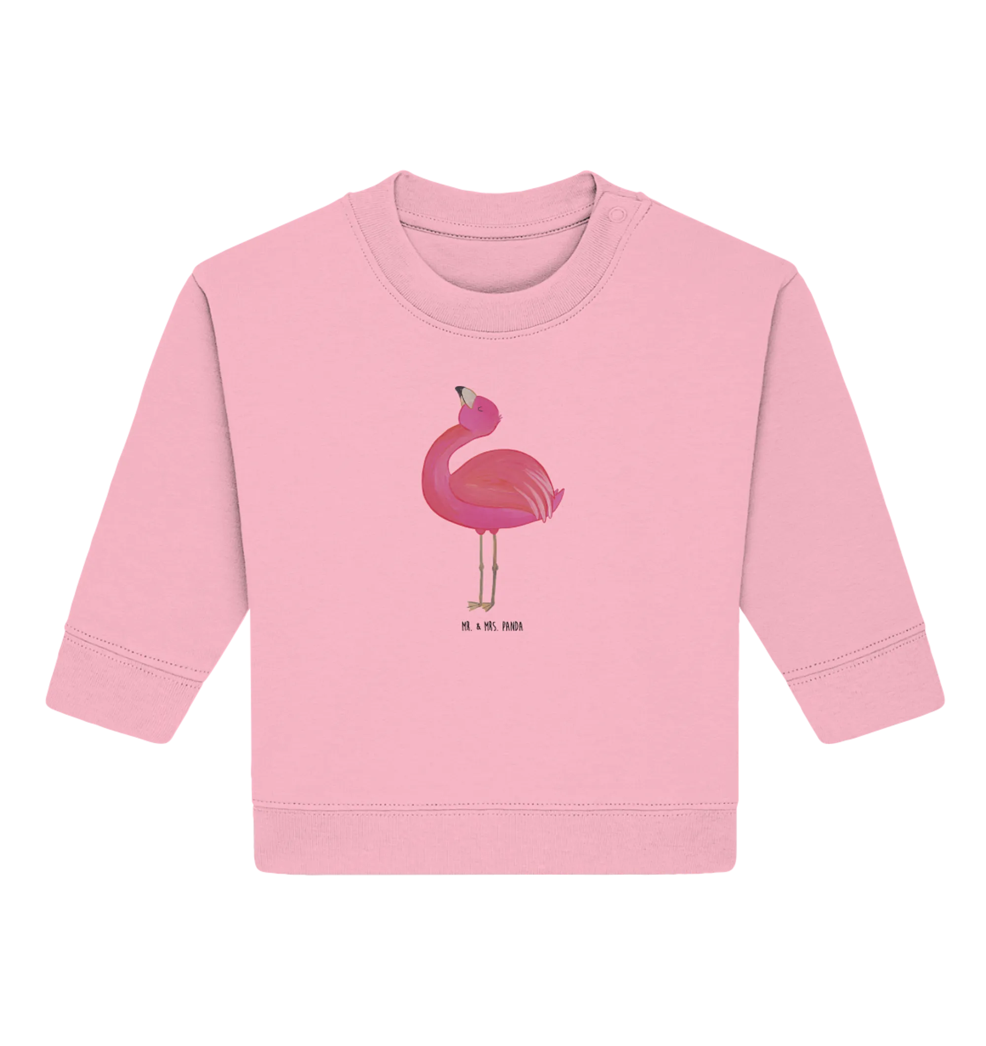 Organic Baby Pullover Flamingo Stolz