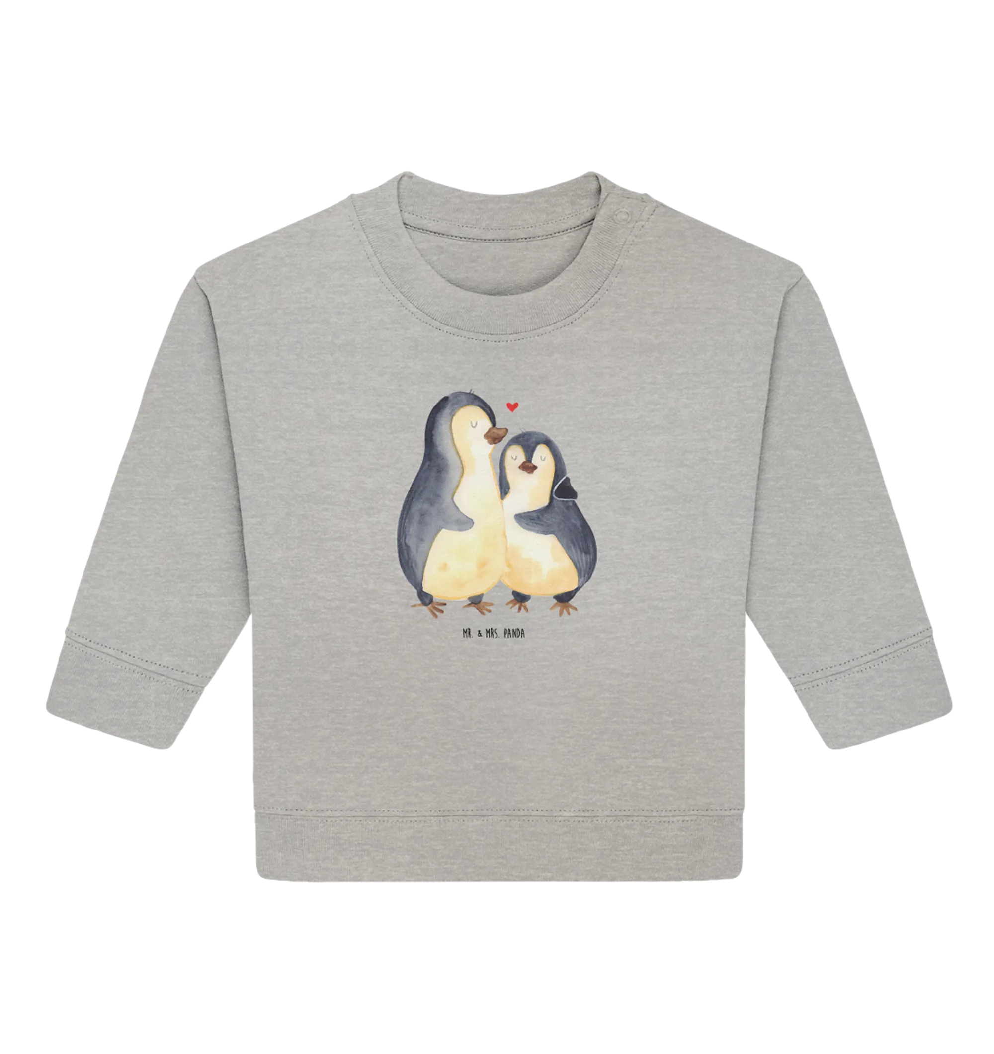 Organic Baby Pullover Pinguin umarmen