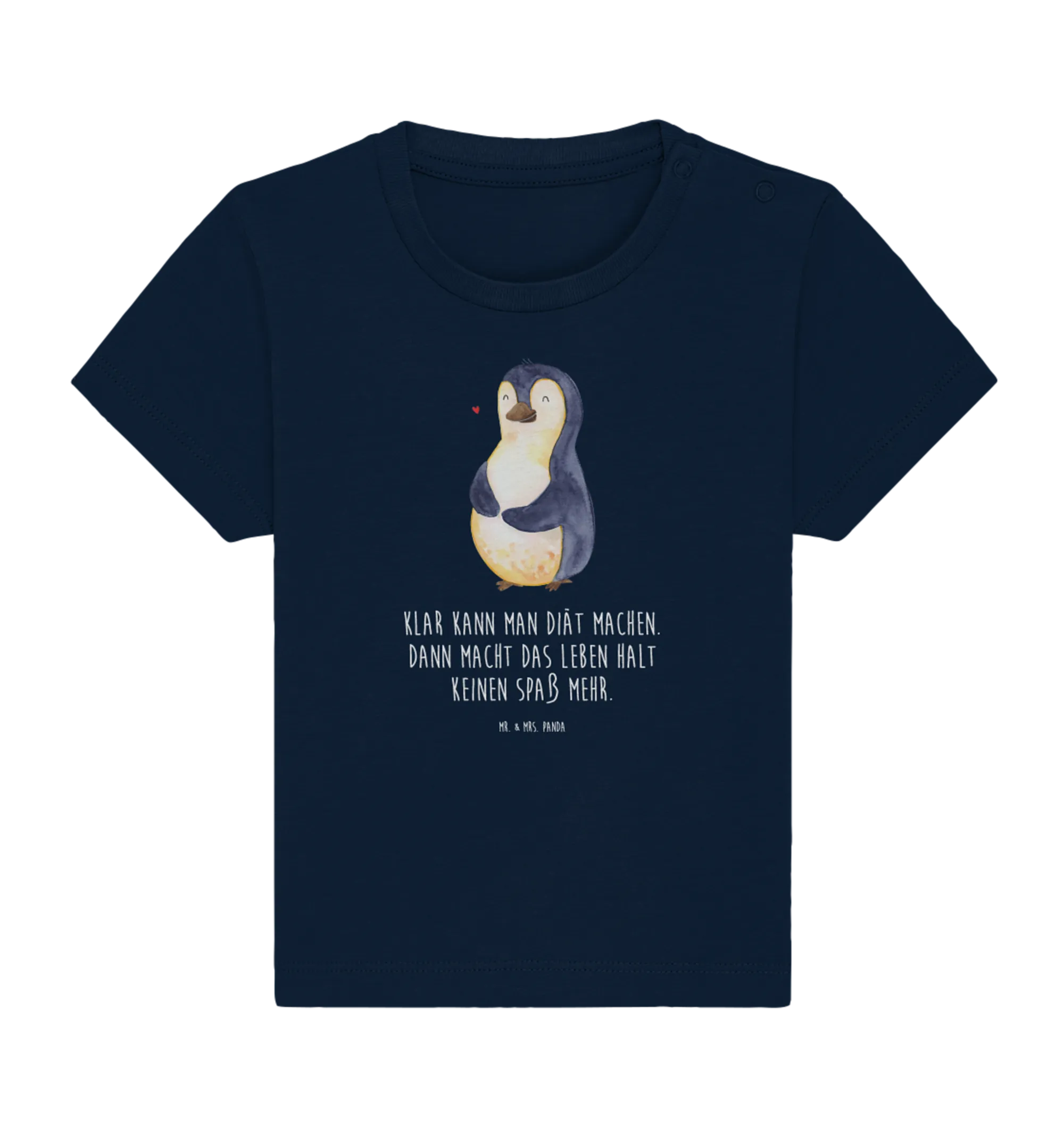 Organic Baby Shirt Pinguin Diät