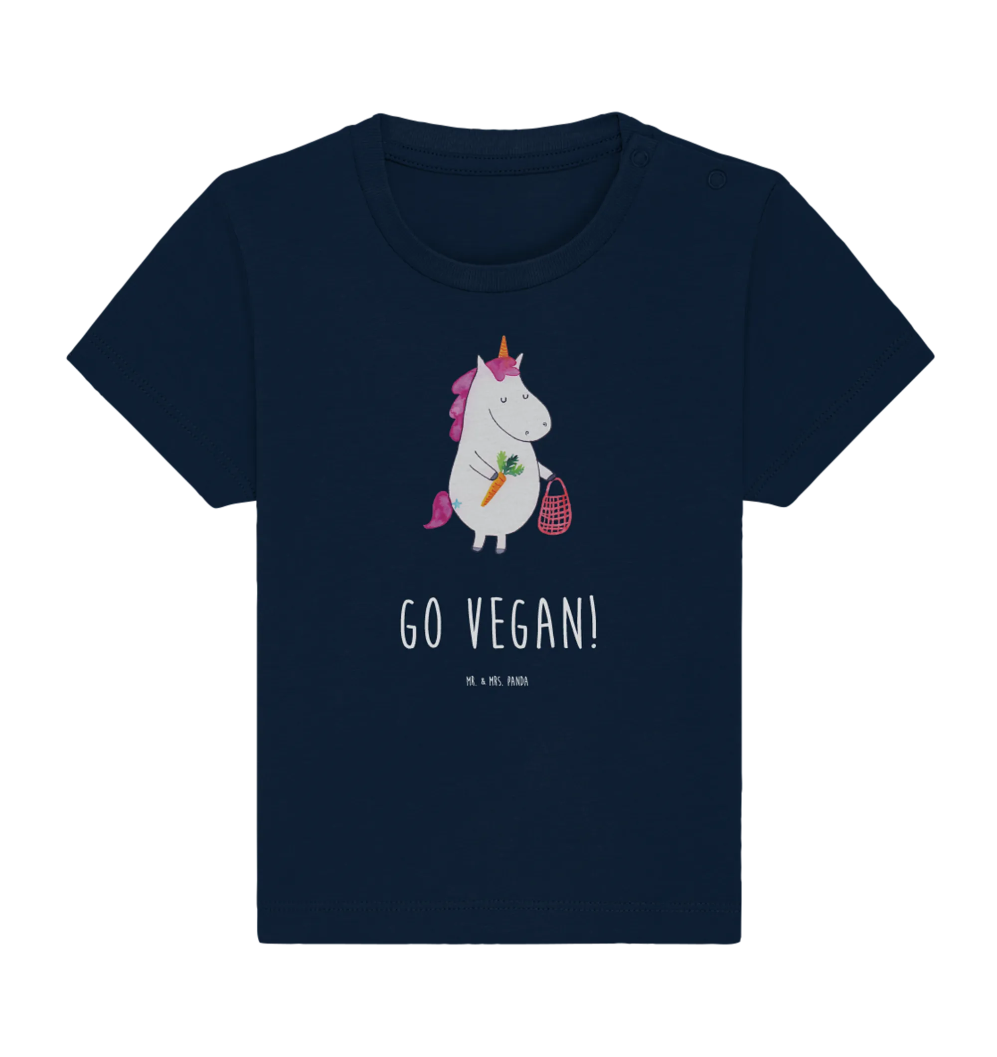 Organic Baby Shirt Einhorn Vegan