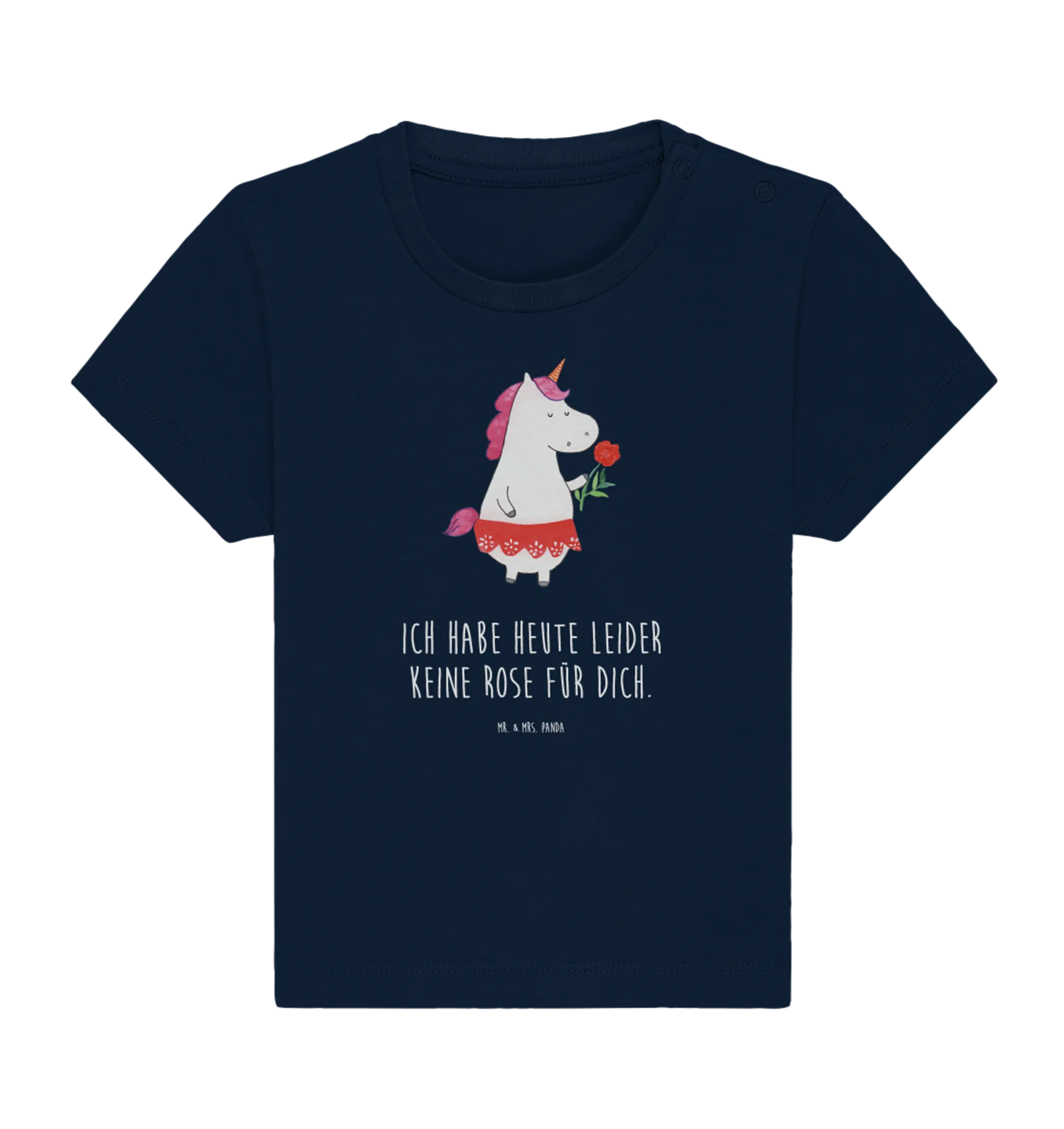 Organic Baby Shirt Einhorn Dame