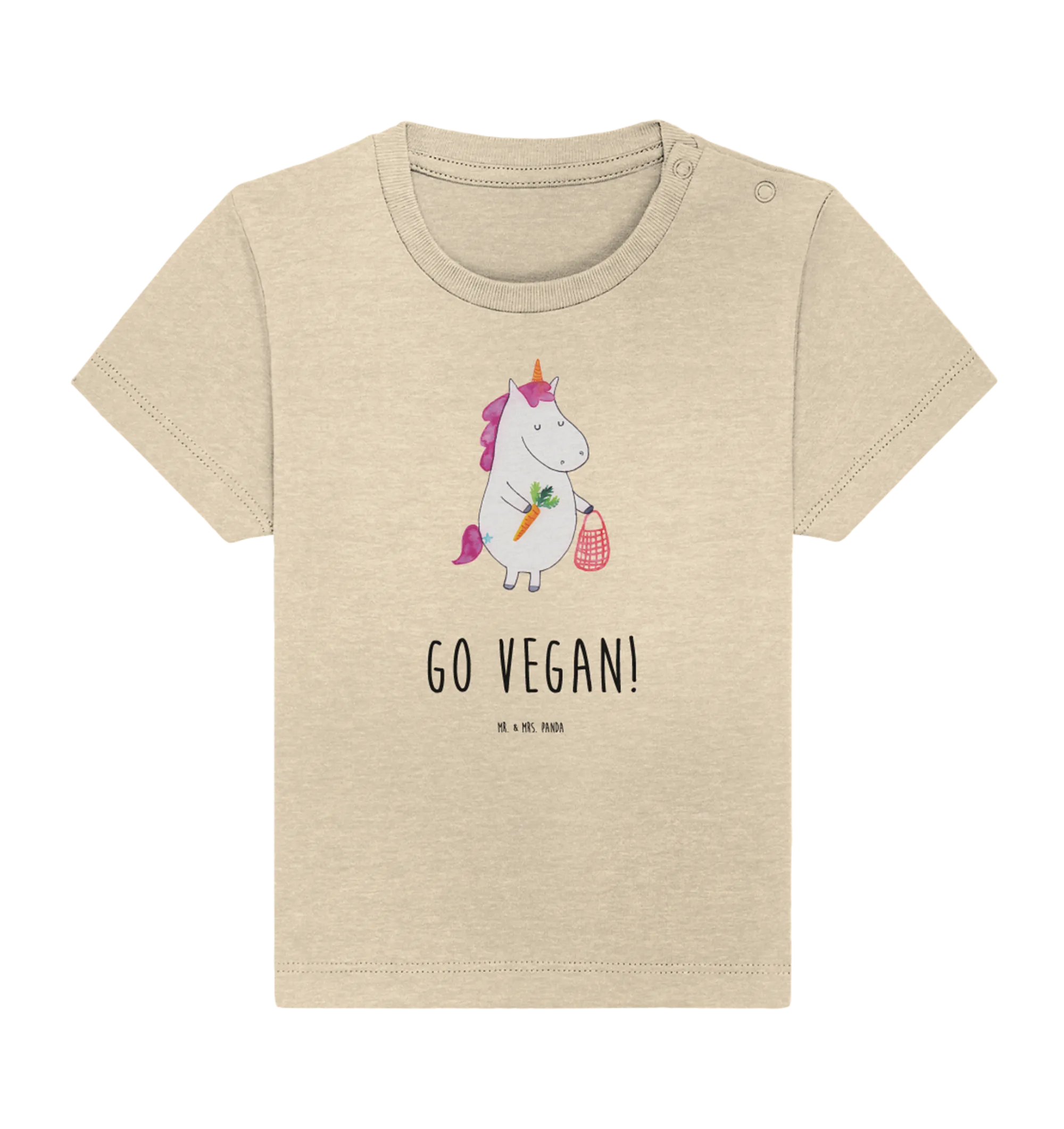 Organic Baby Shirt Einhorn Vegan