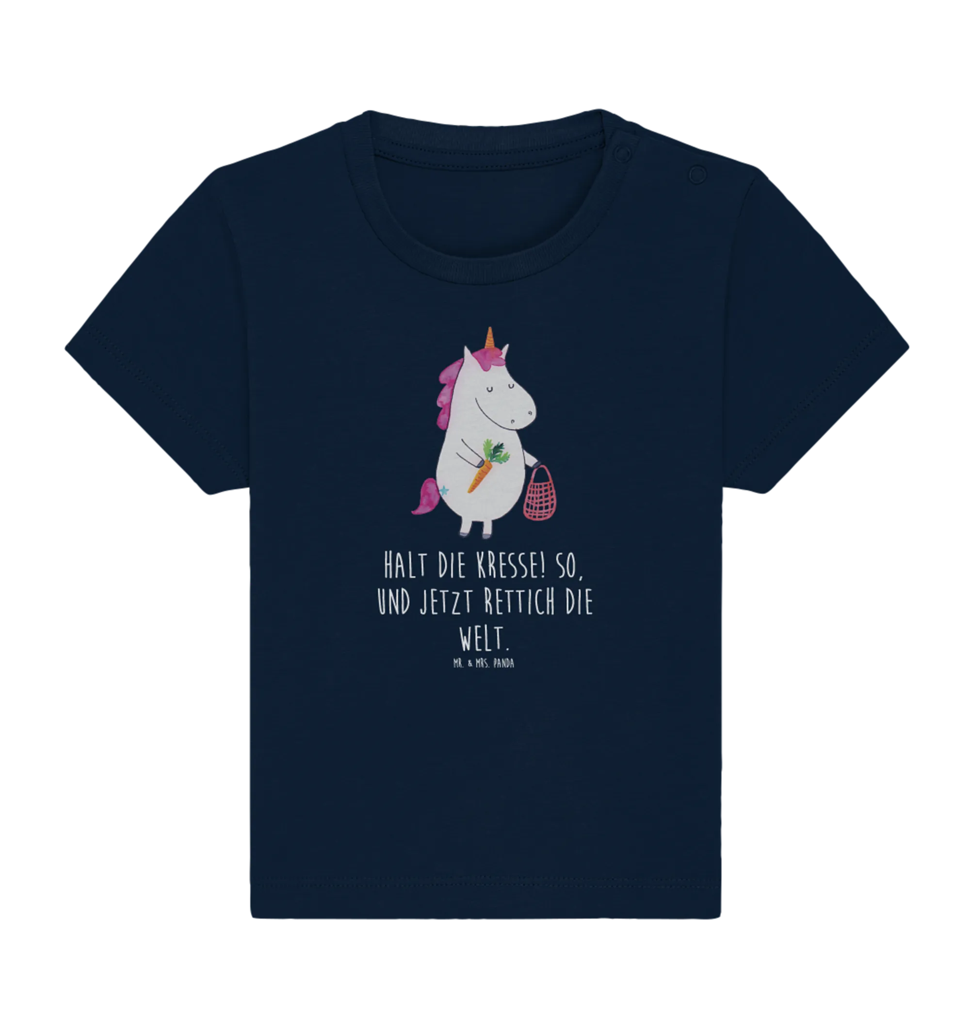 Organic Baby Shirt Einhorn Gemüse