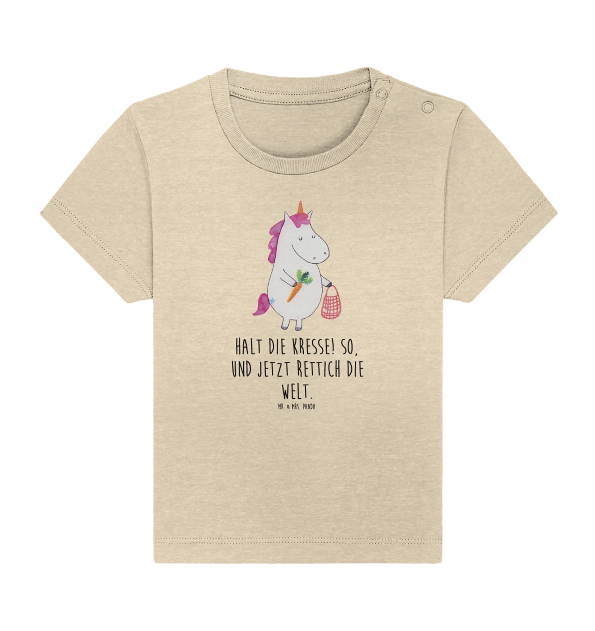 Organic Baby Shirt Einhorn Gemüse