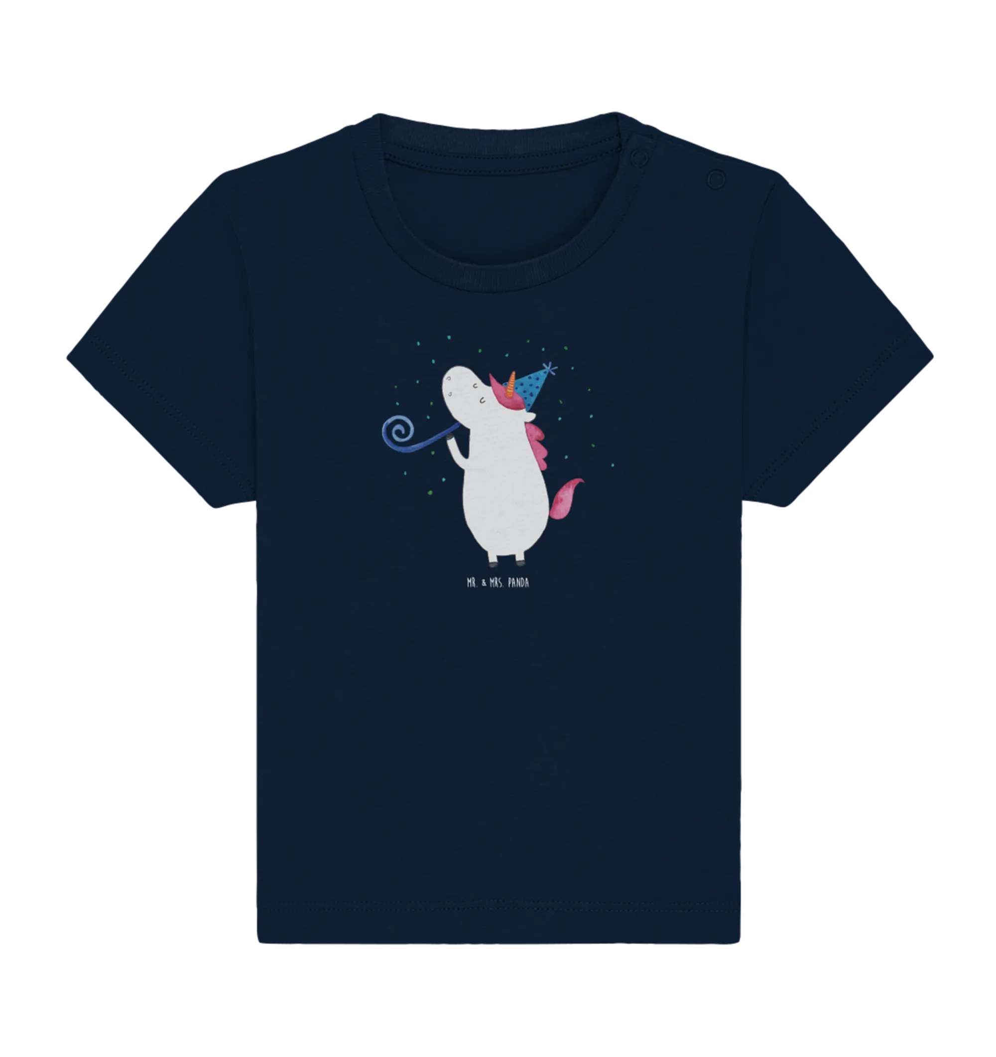 Organic Baby Shirt Einhorn Party