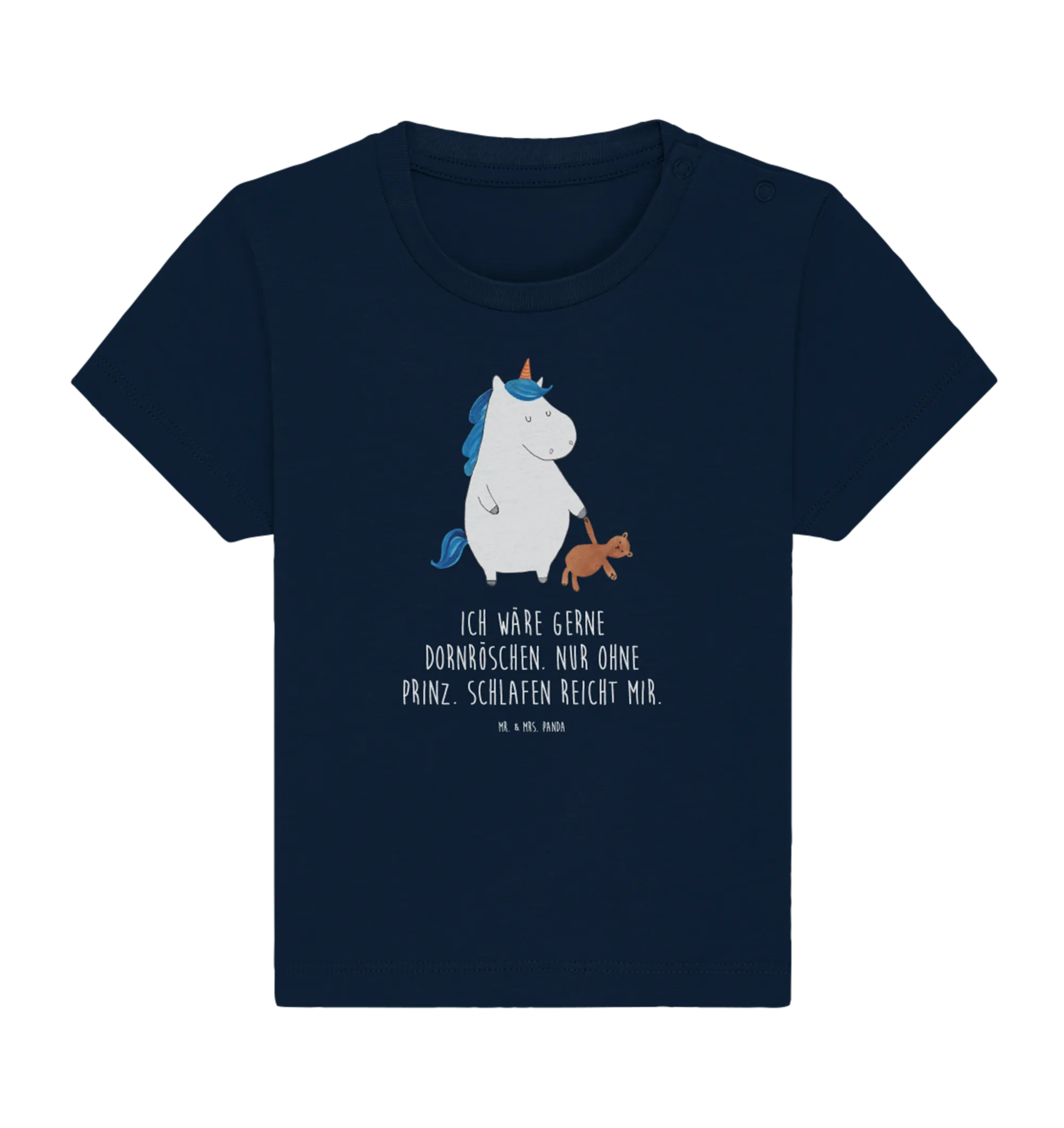 Organic Baby Shirt Einhorn Teddy