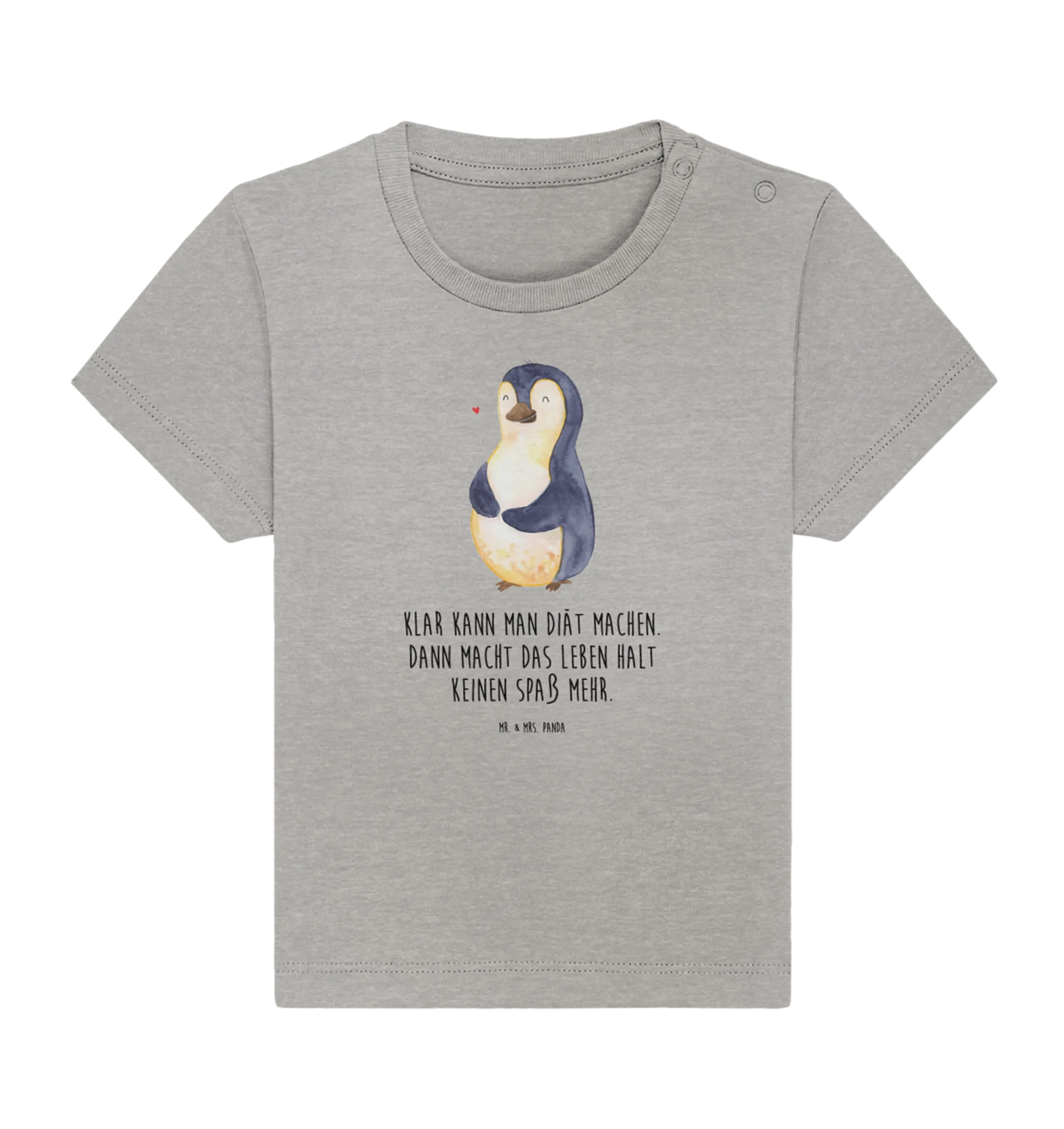 Organic Baby Shirt Pinguin Diät