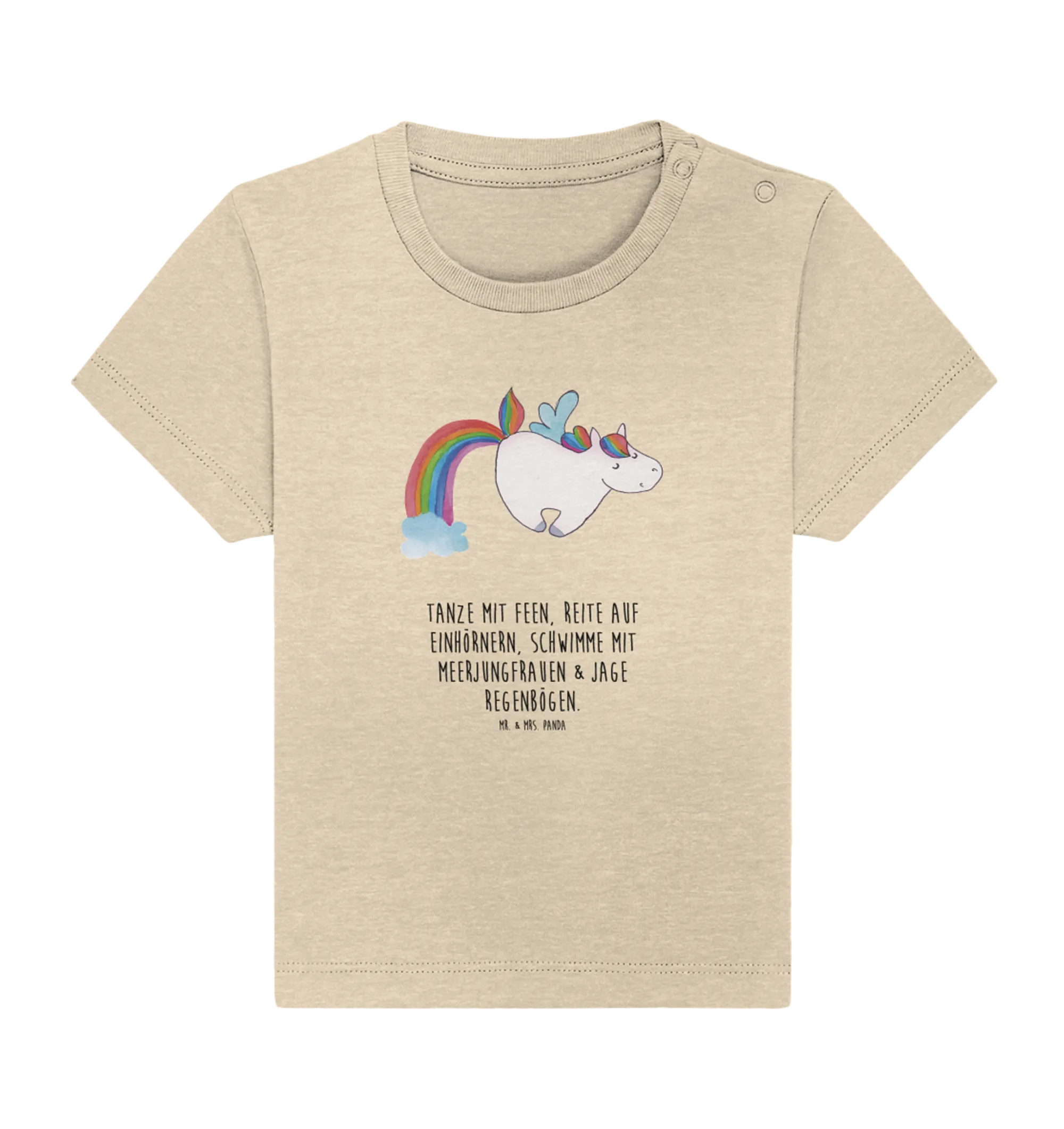 Organic Baby Shirt Einhorn Pegasus