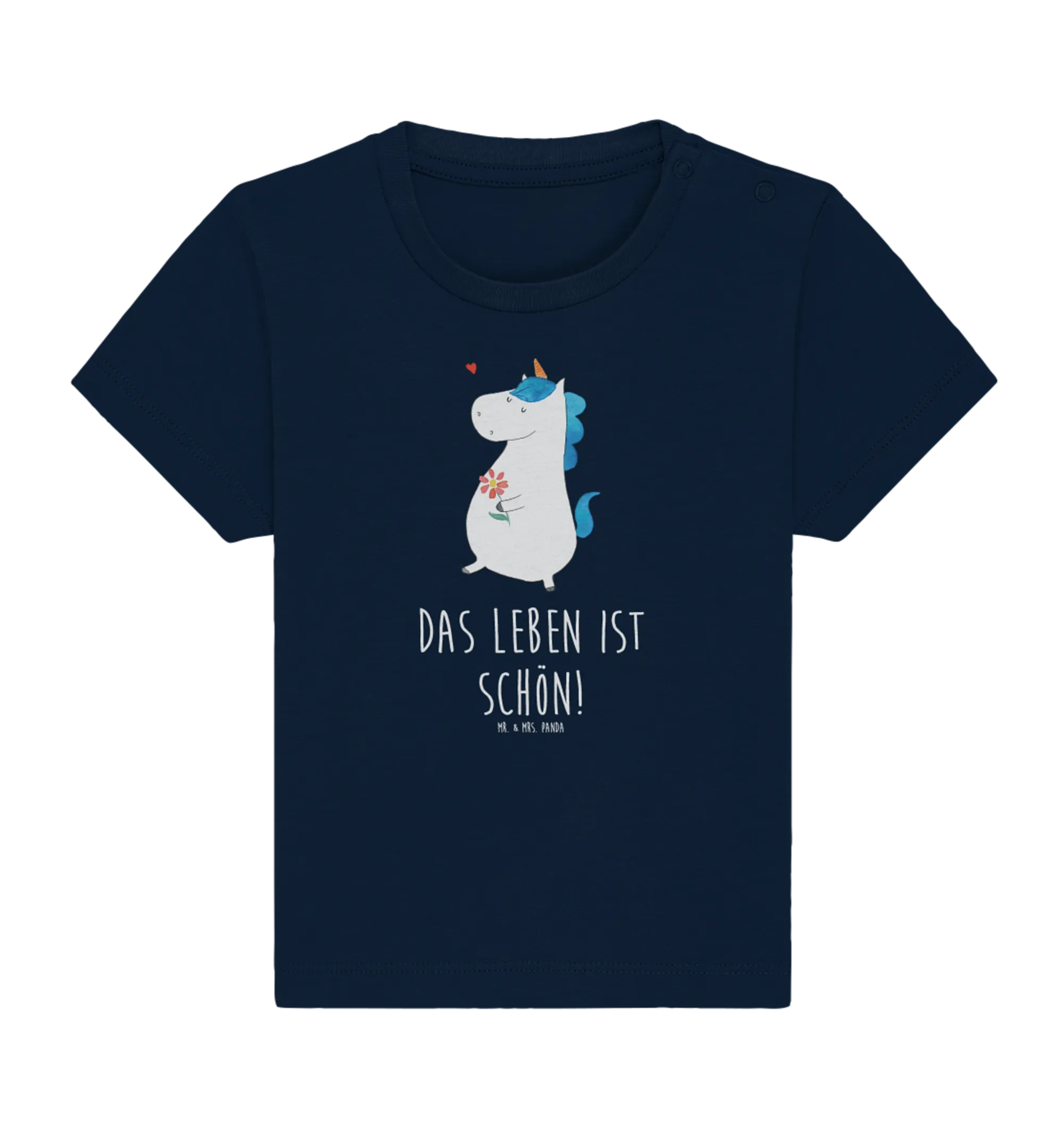 Organic Baby Shirt Einhorn Spaziergang