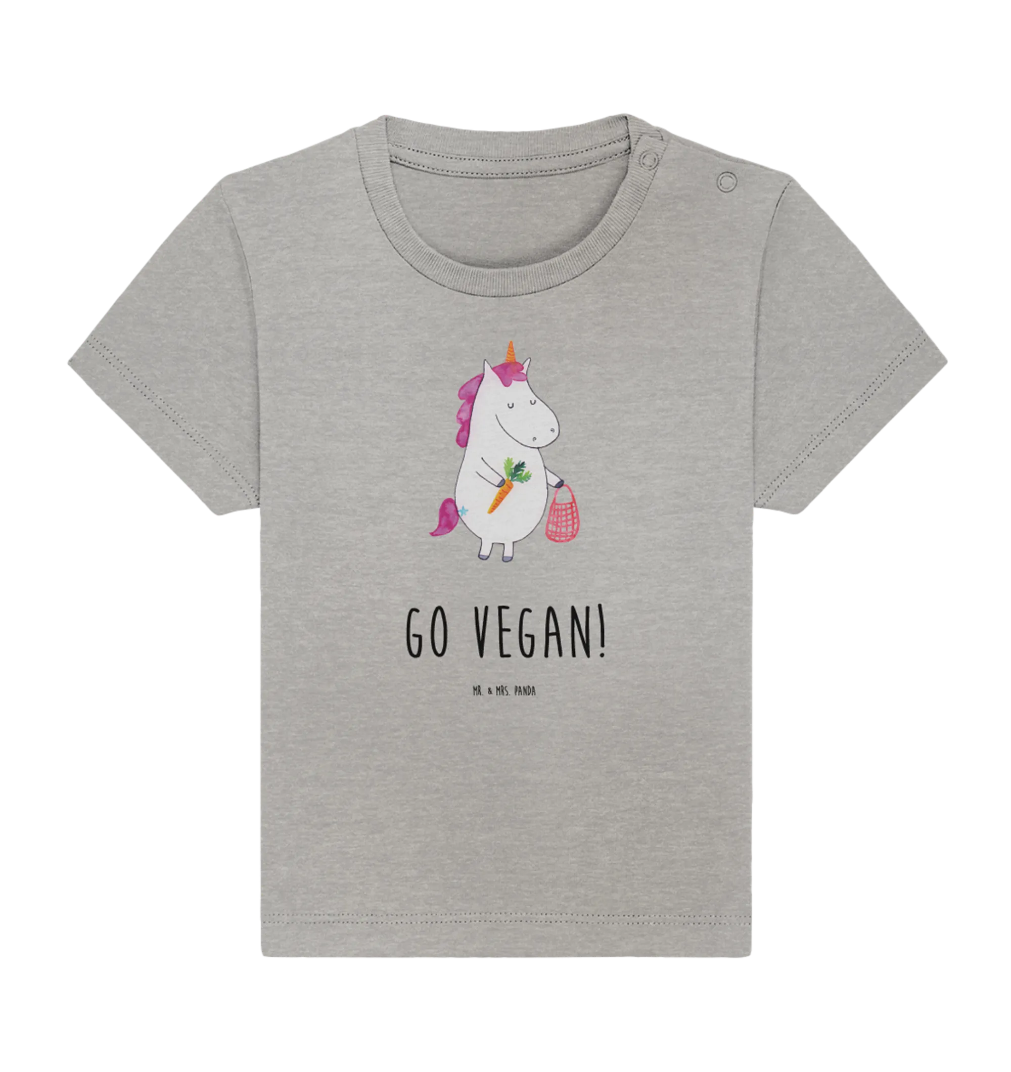 Organic Baby Shirt Einhorn Vegan