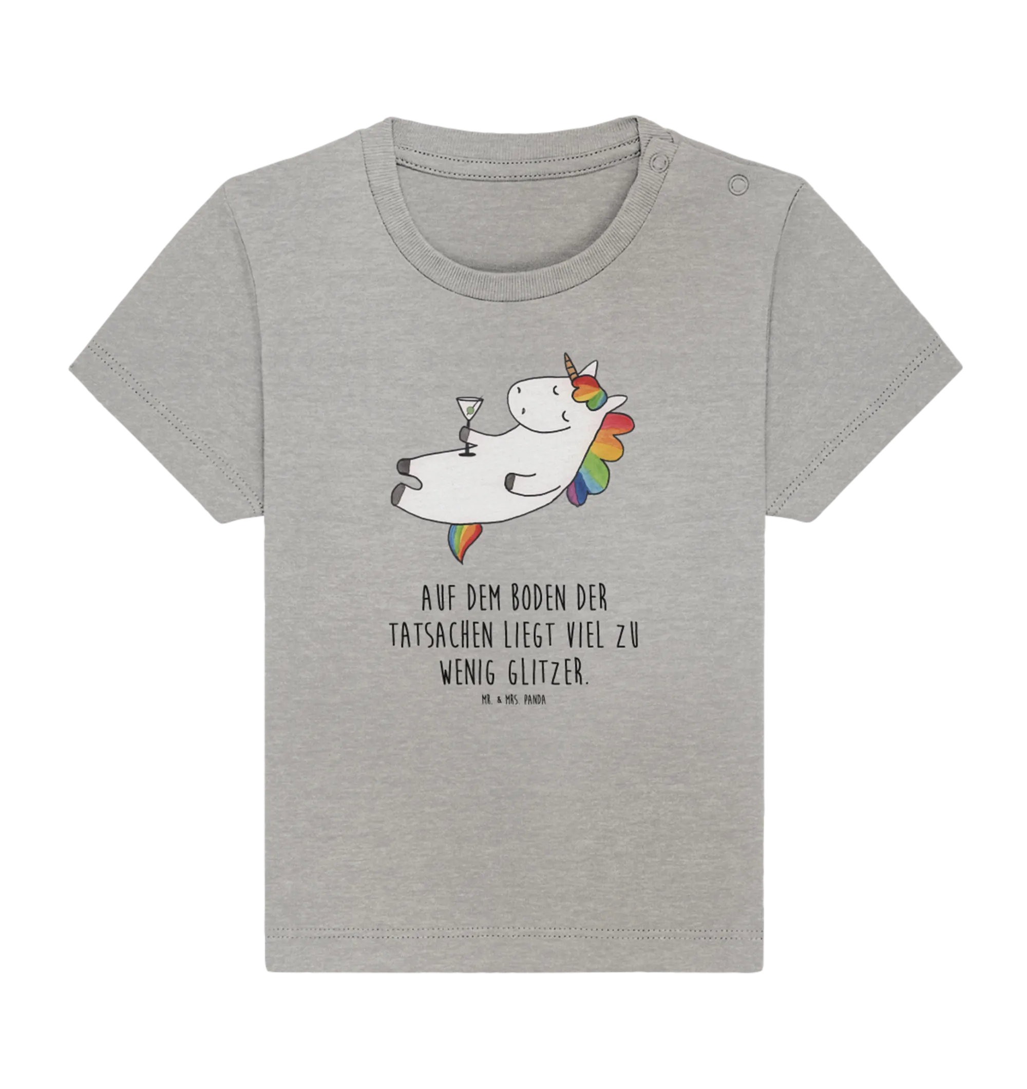 Organic Baby Shirt Einhorn Cocktail