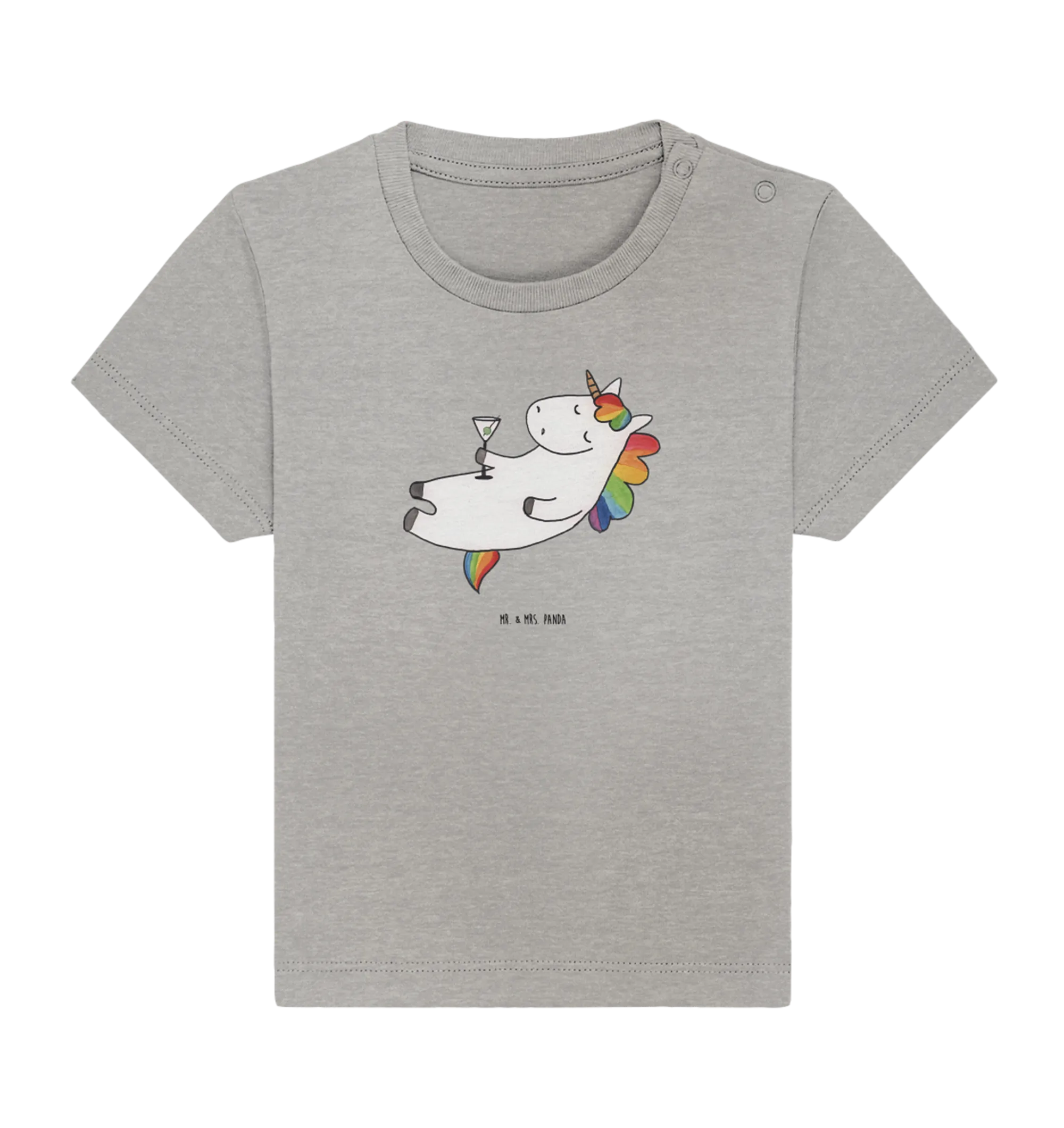 Organic Baby Shirt Einhorn Cocktail