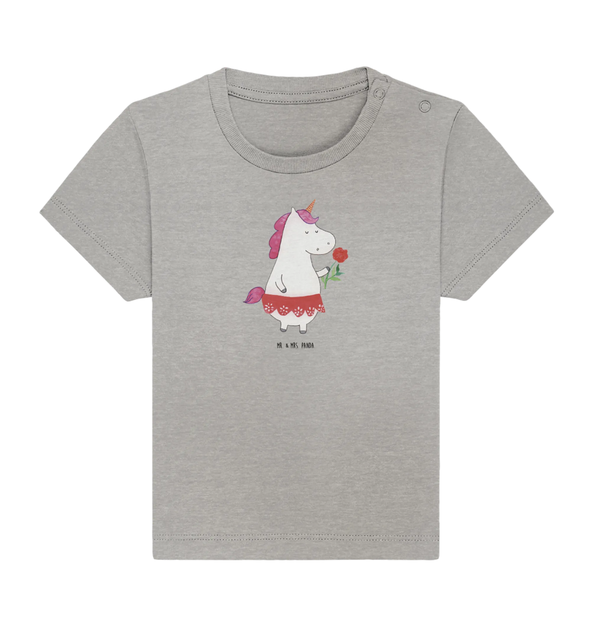 Organic Baby Shirt Einhorn Dame