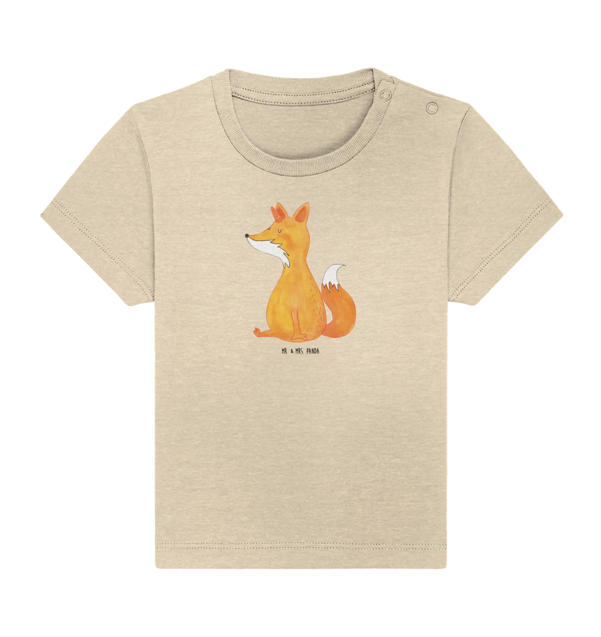 Organic Baby Shirt Einhorn Fuchs