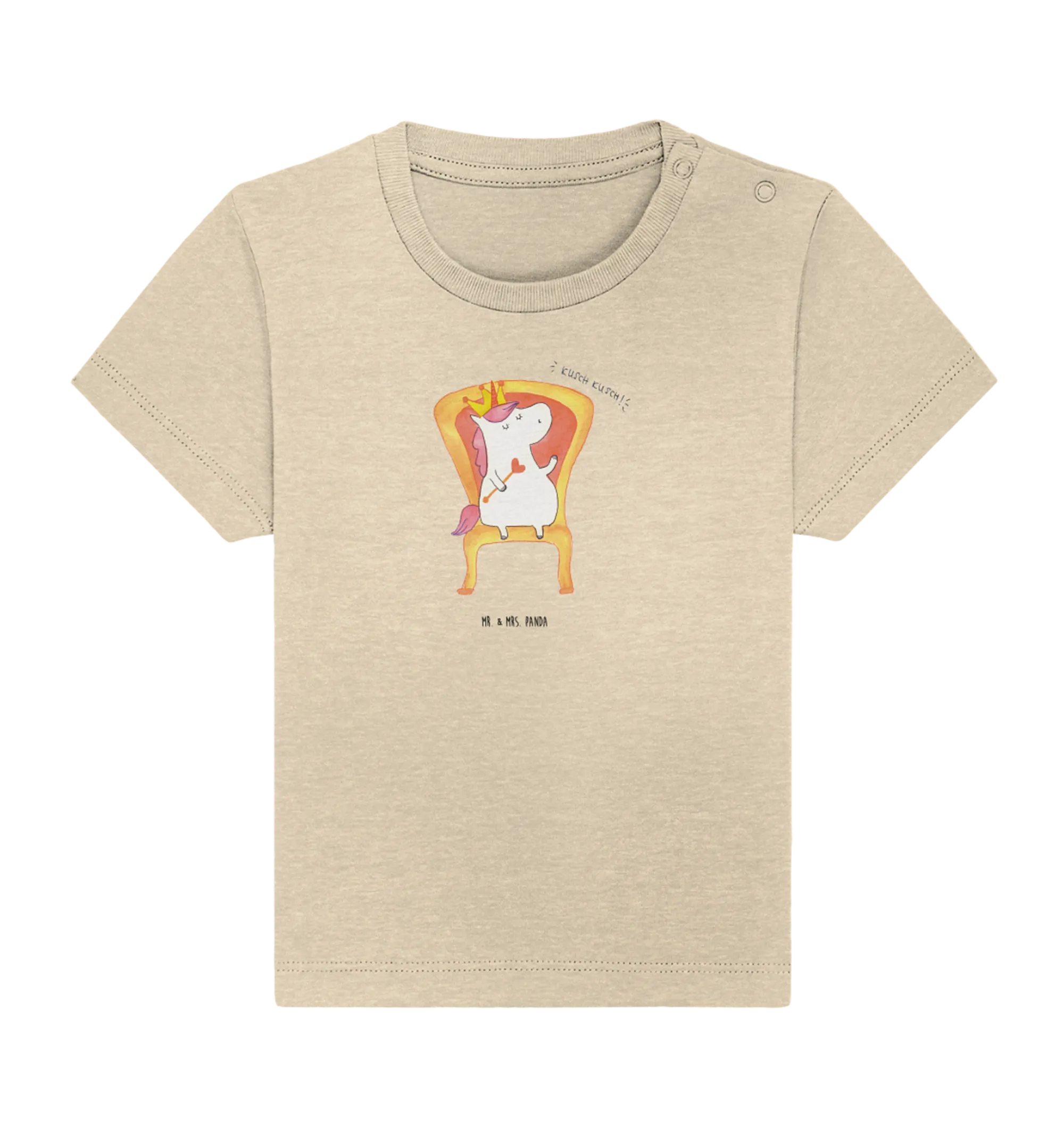 Organic Baby Shirt Einhorn König