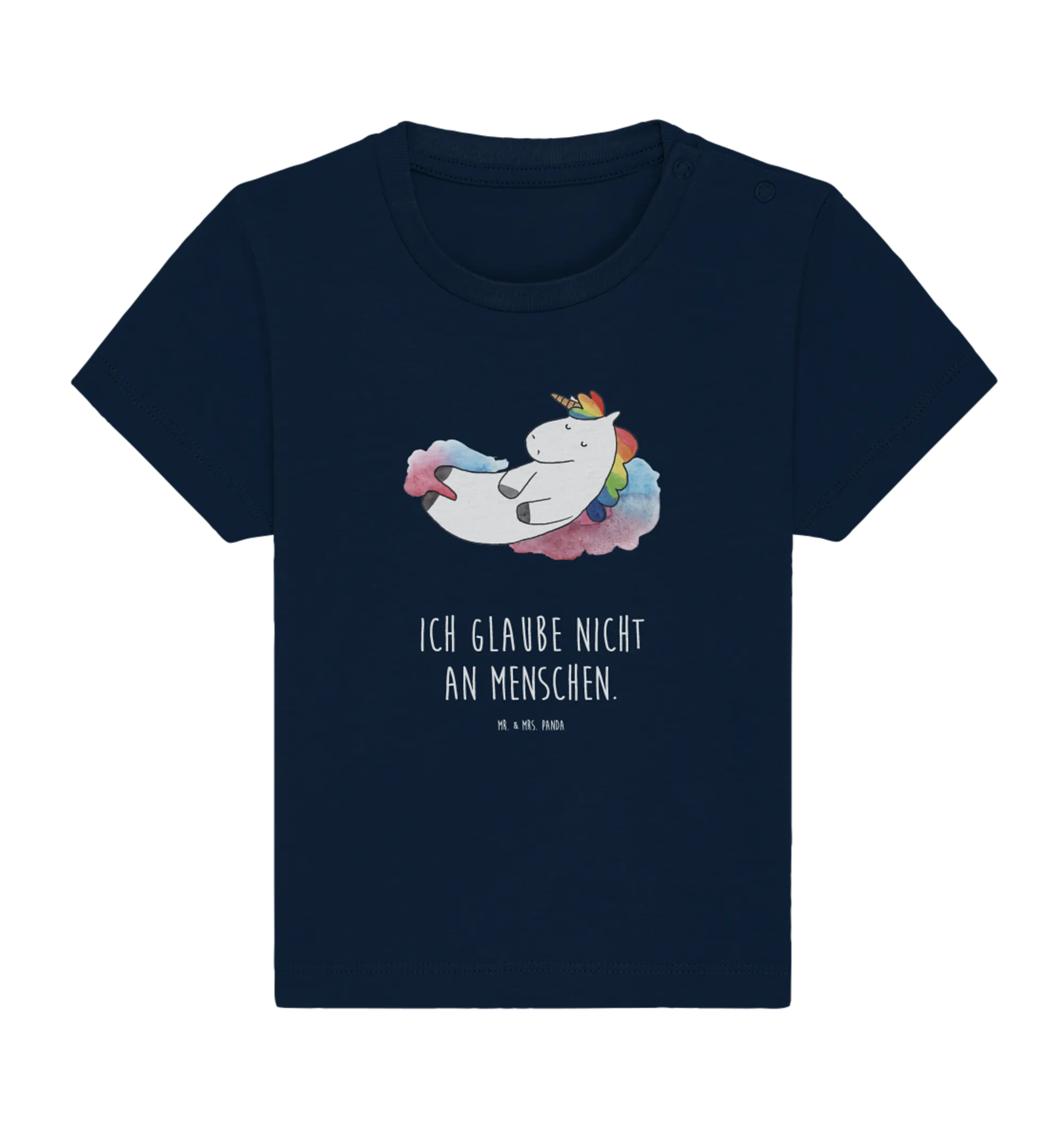 Organic Baby Shirt Einhorn Wolke 7