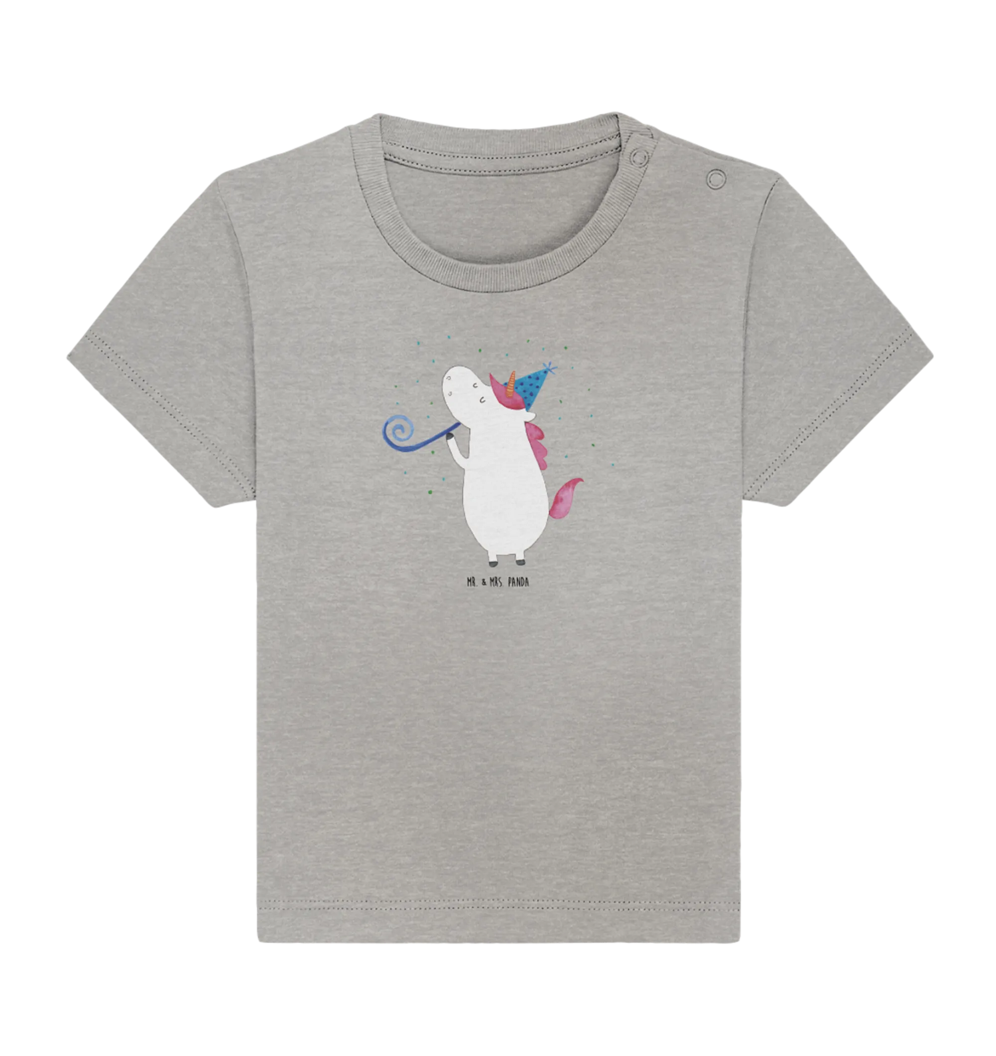 Organic Baby Shirt Einhorn Party