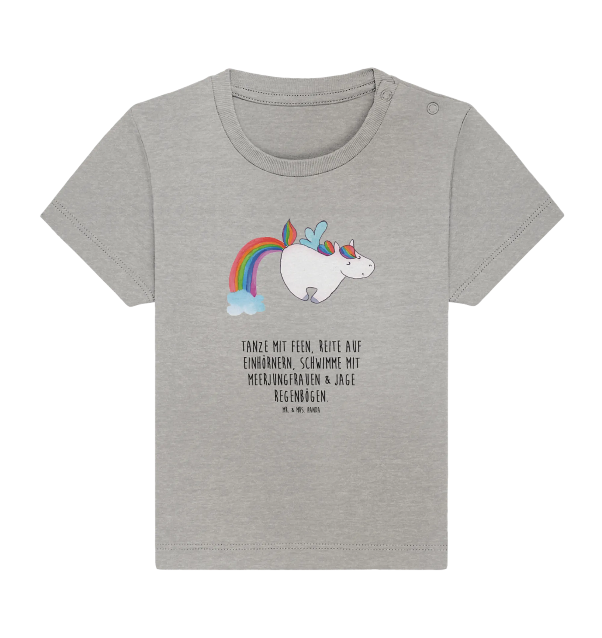 Organic Baby Shirt Einhorn Pegasus