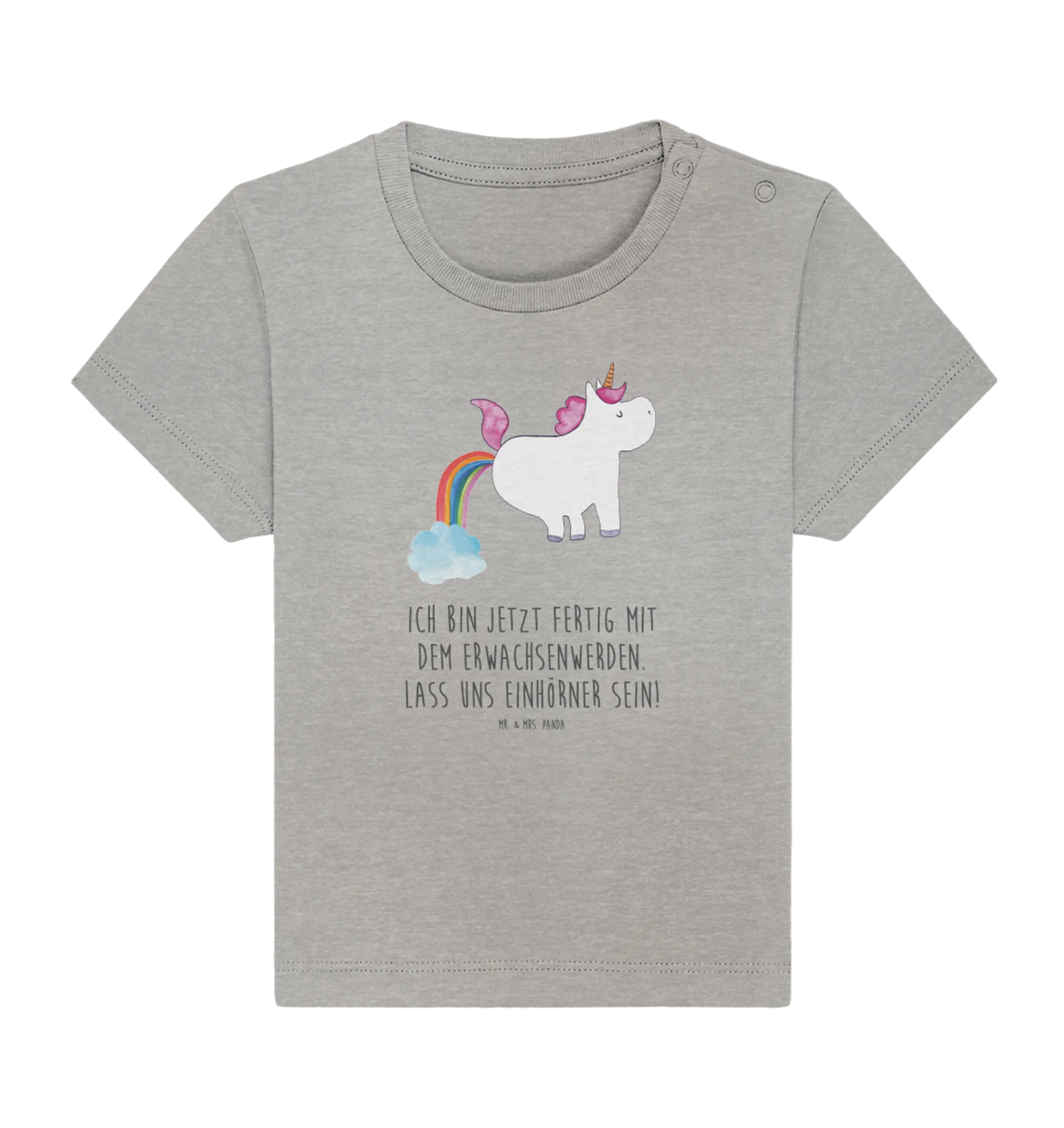 Organic Baby Shirt Einhorn Pupsen