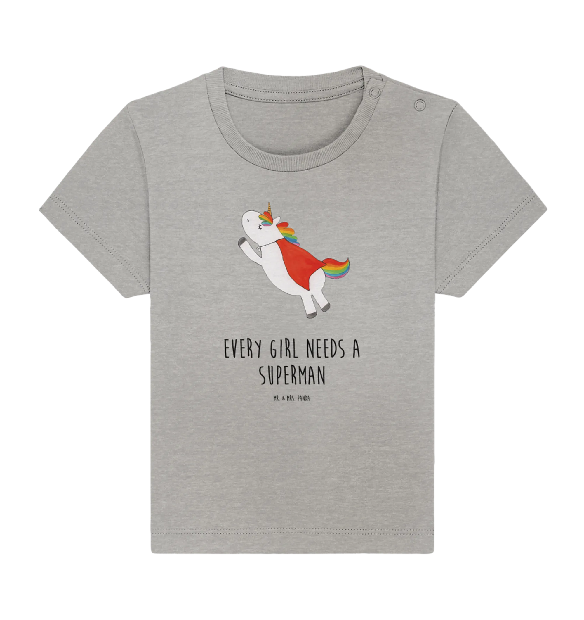 Organic Baby Shirt Einhorn Super