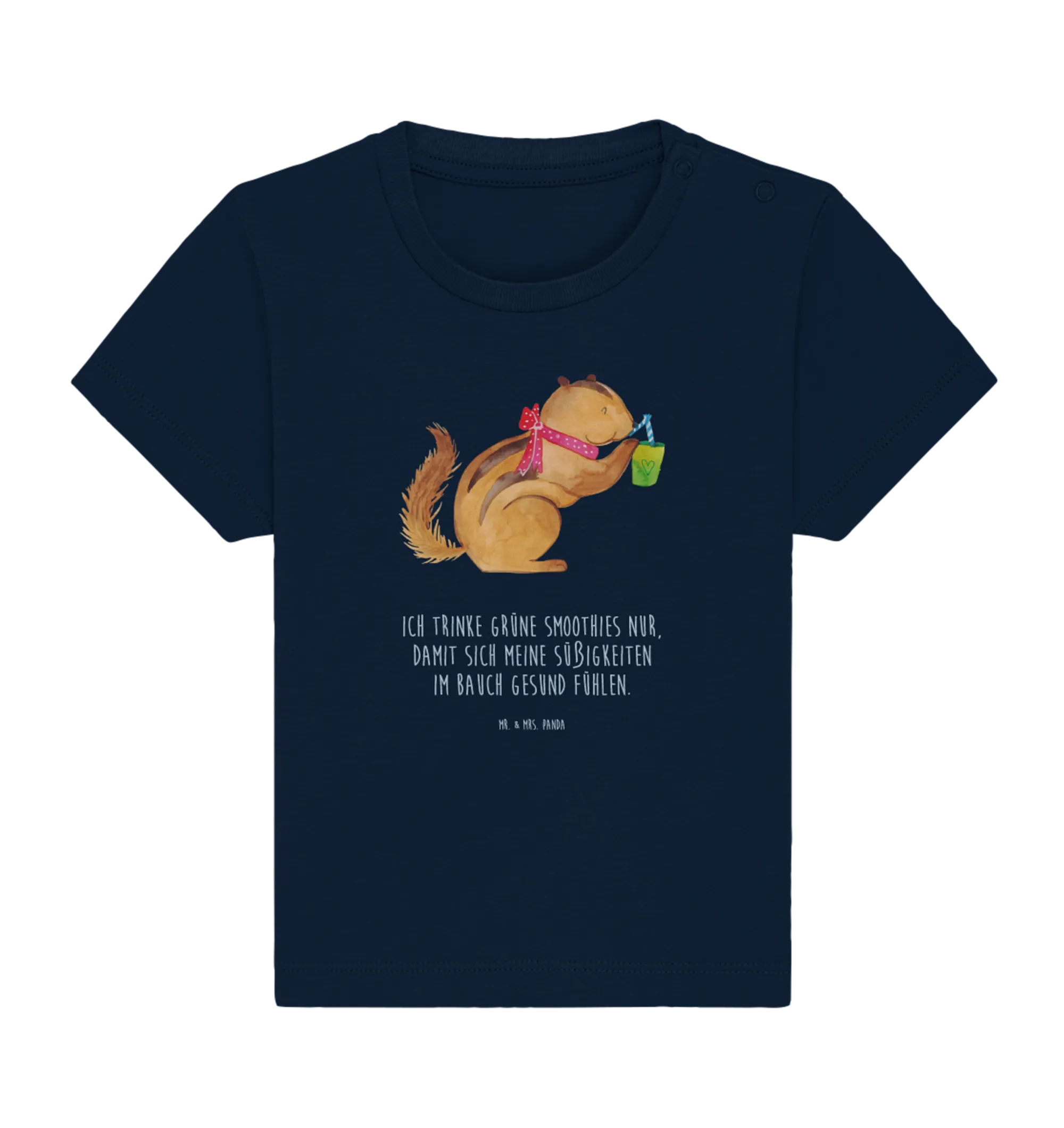 Organic Baby Shirt Eichhörnchen Smoothie