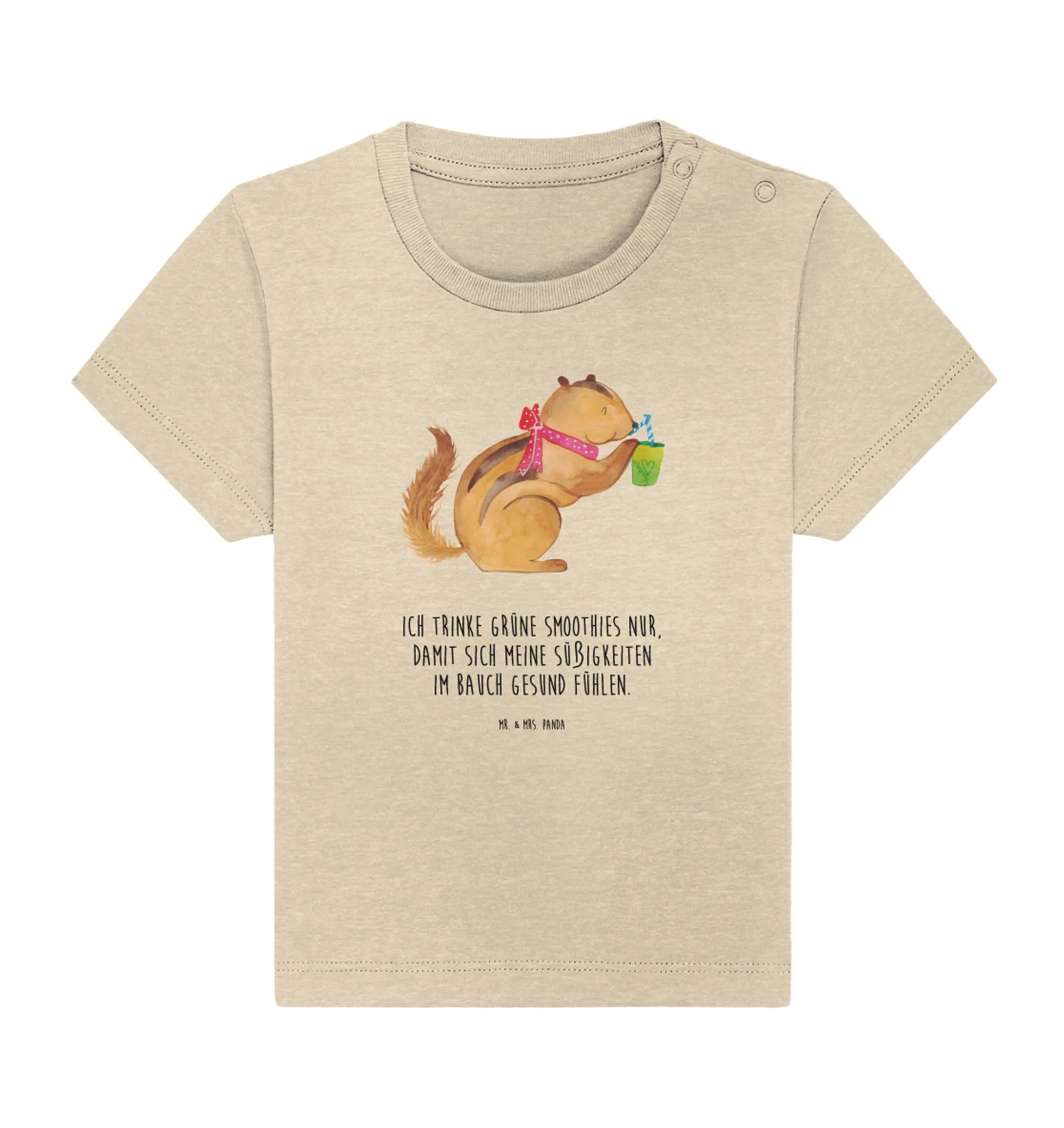 Organic Baby Shirt Eichhörnchen Smoothie