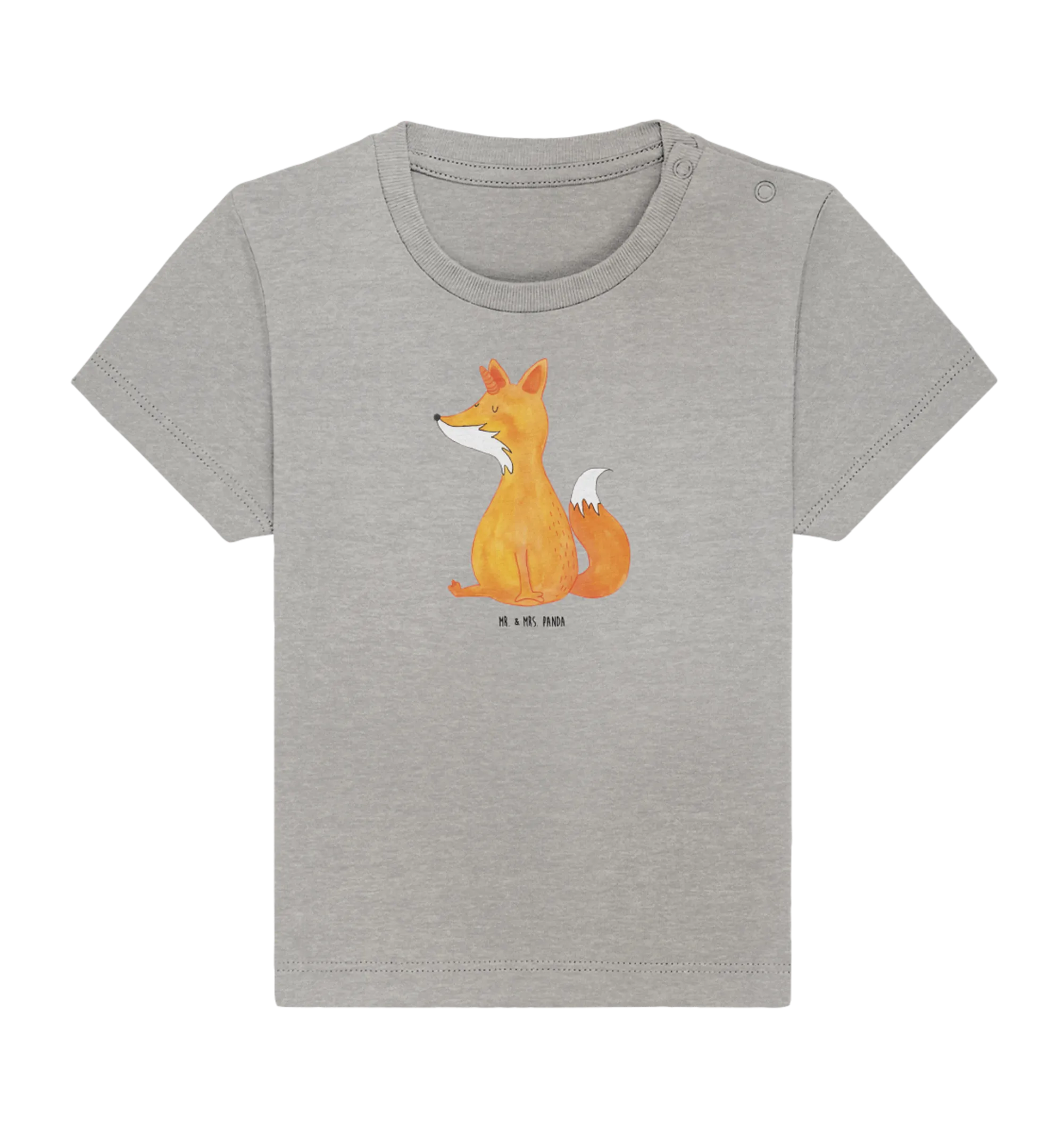 Organic Baby Shirt Einhorn Fuchs