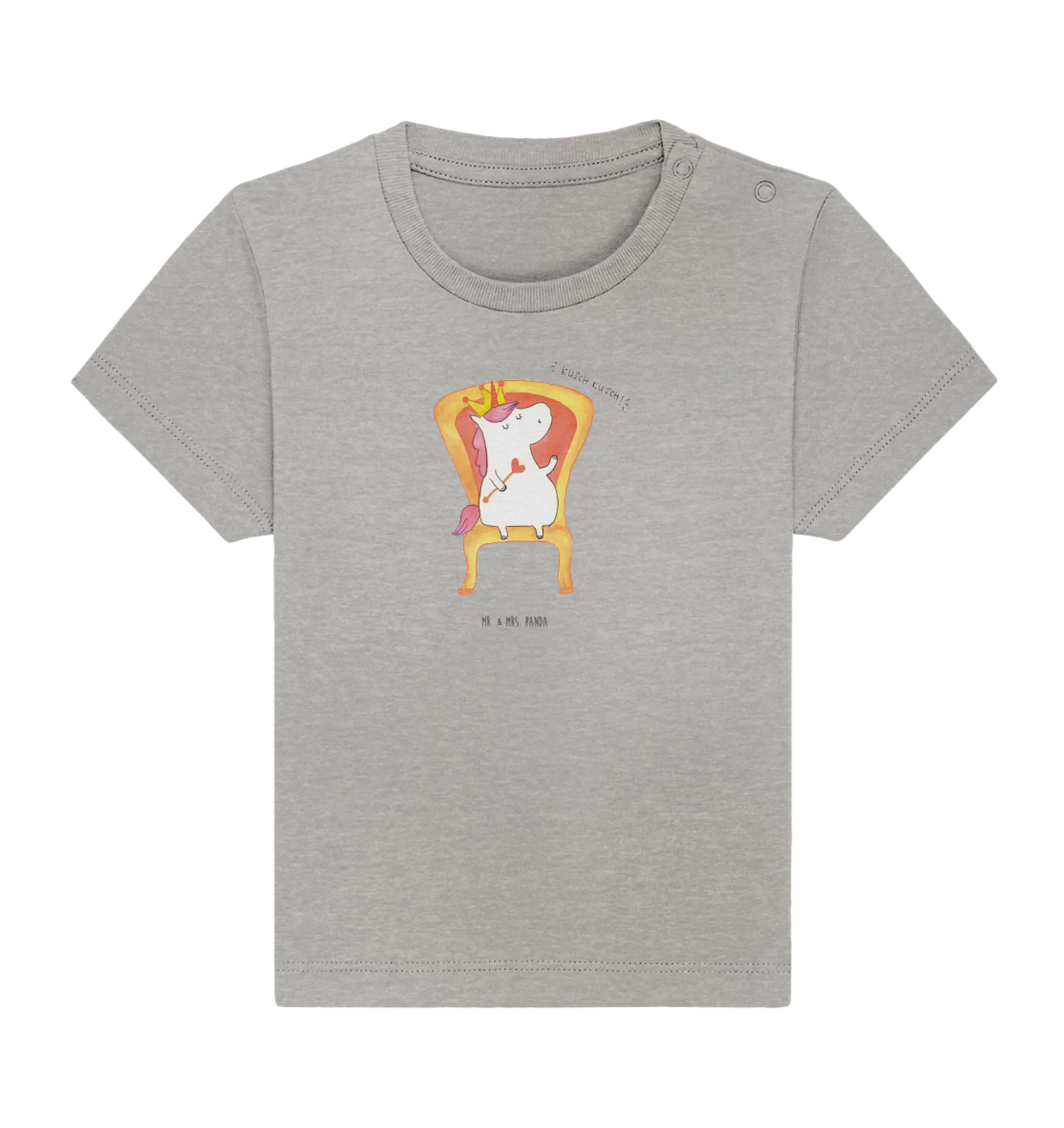 Organic Baby Shirt Einhorn König