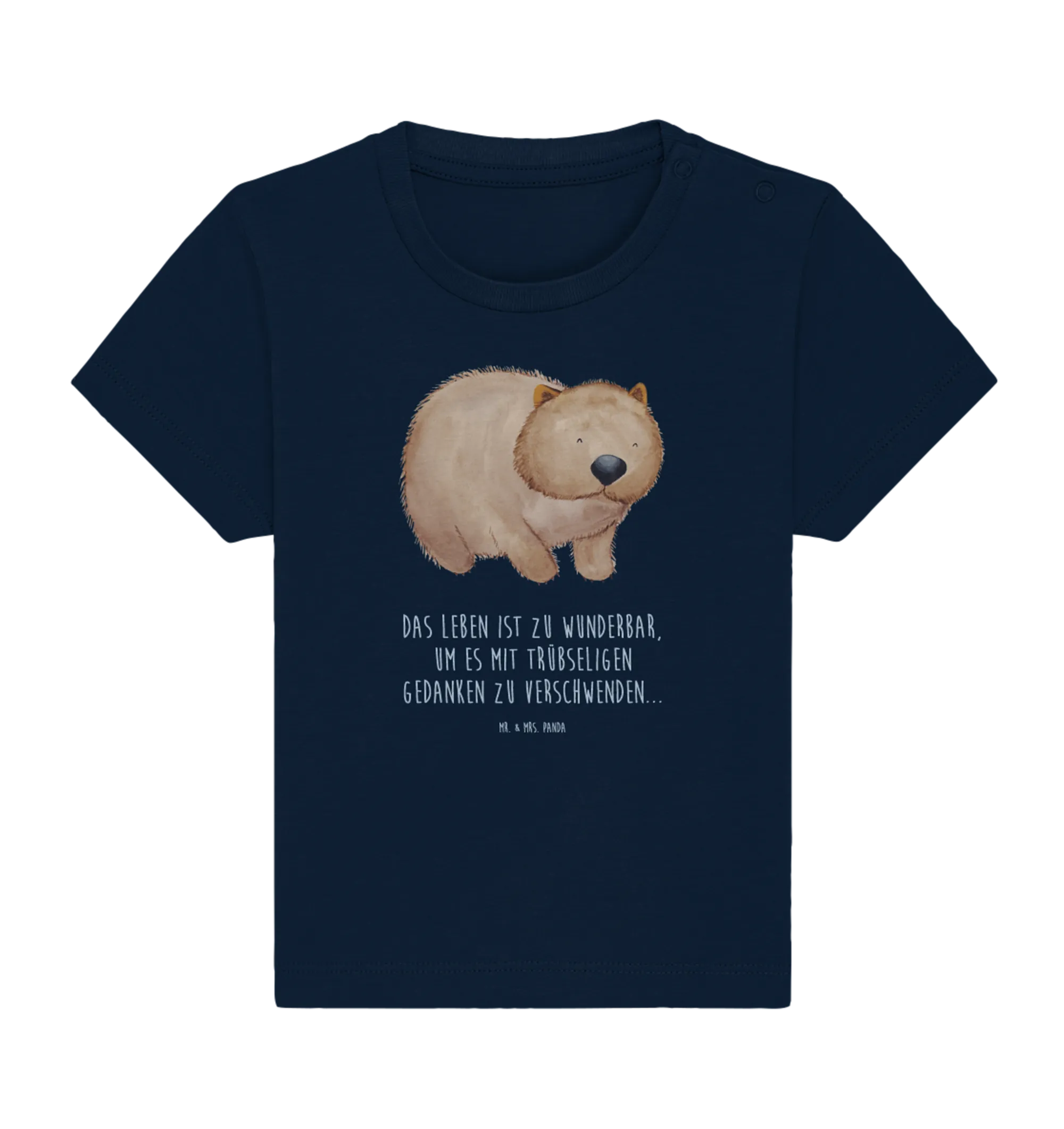 Organic Baby Shirt Wombat