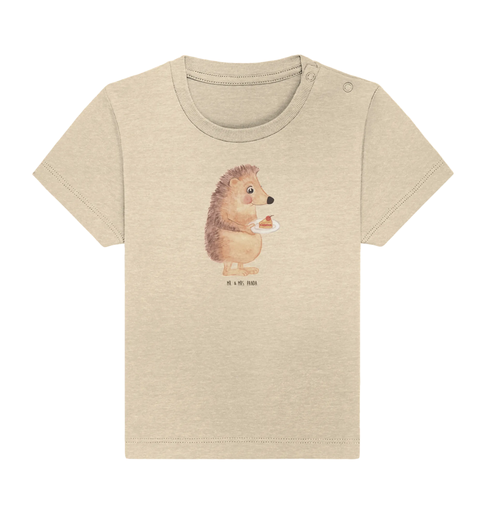 Organic Baby Shirt Igel Kuchenstück