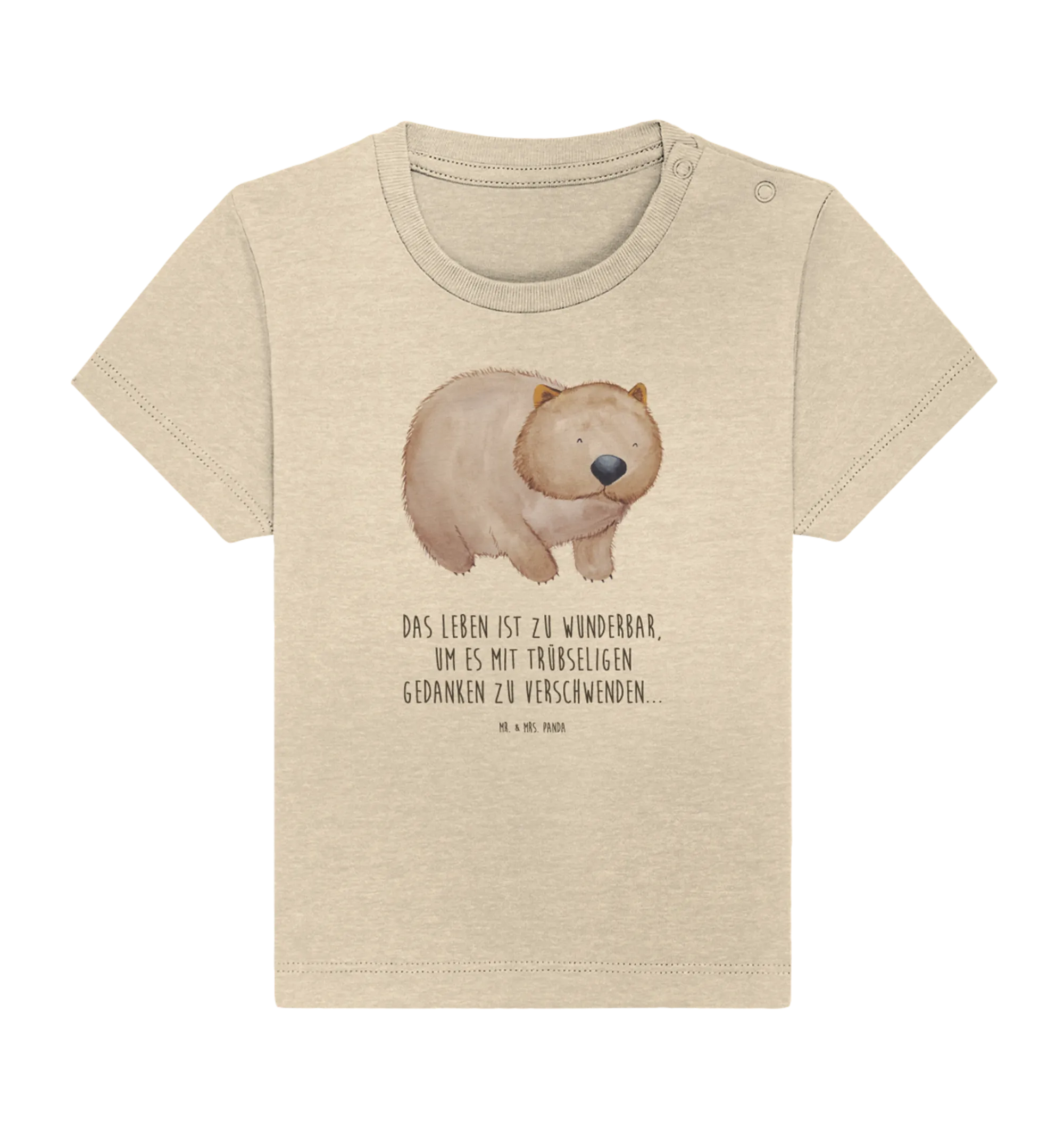 Organic Baby Shirt Wombat