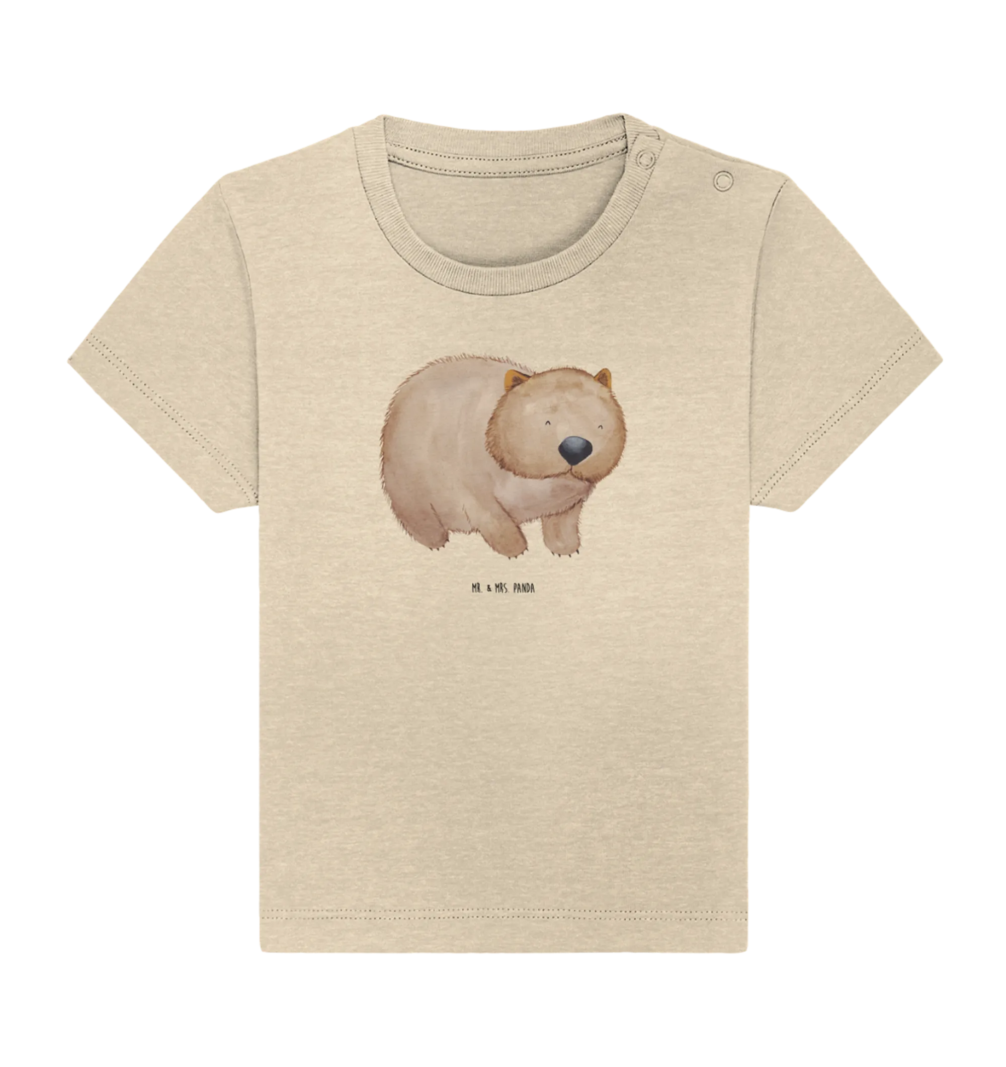 Organic Baby Shirt Wombat