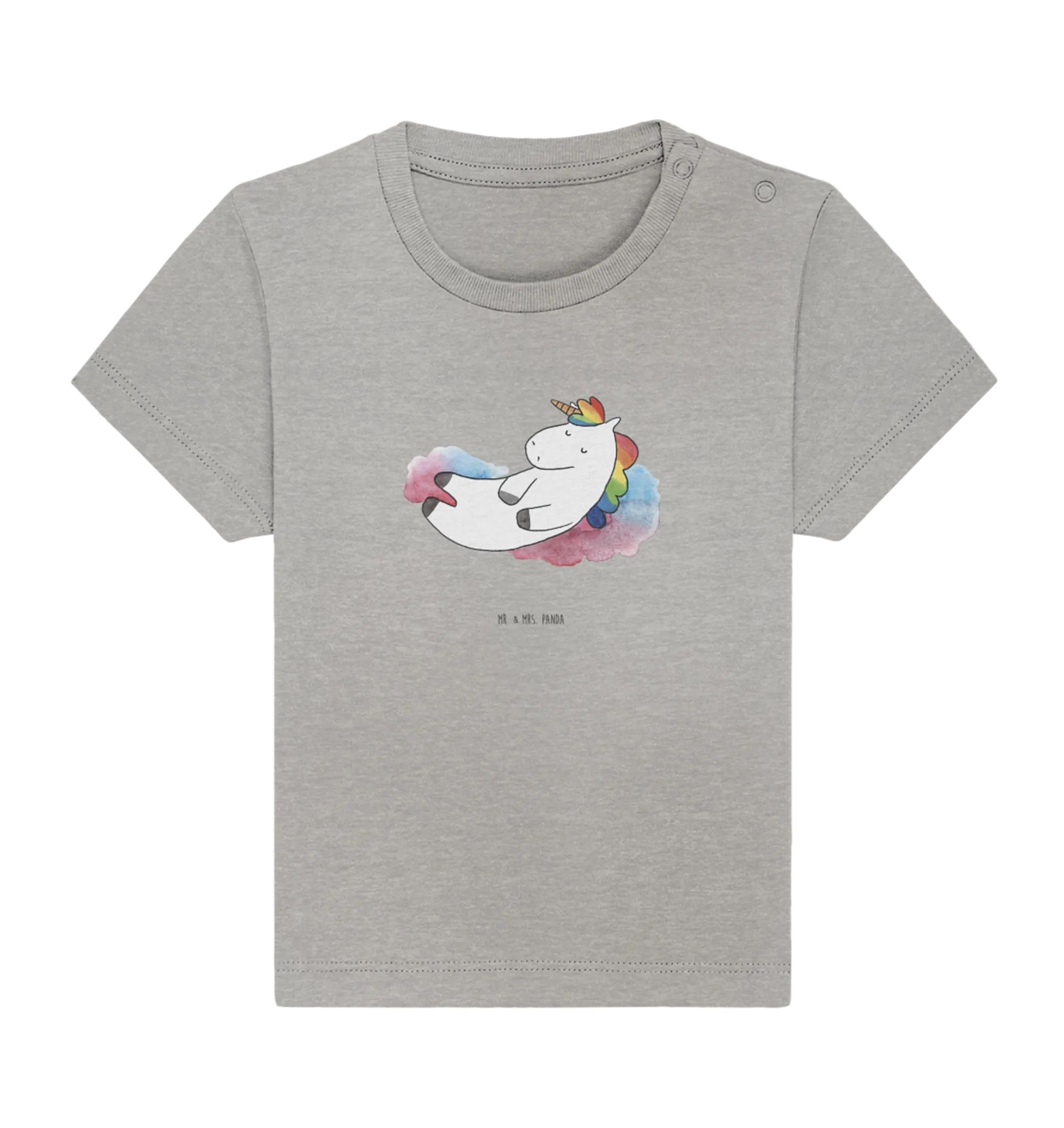 Organic Baby Shirt Einhorn Wolke 7