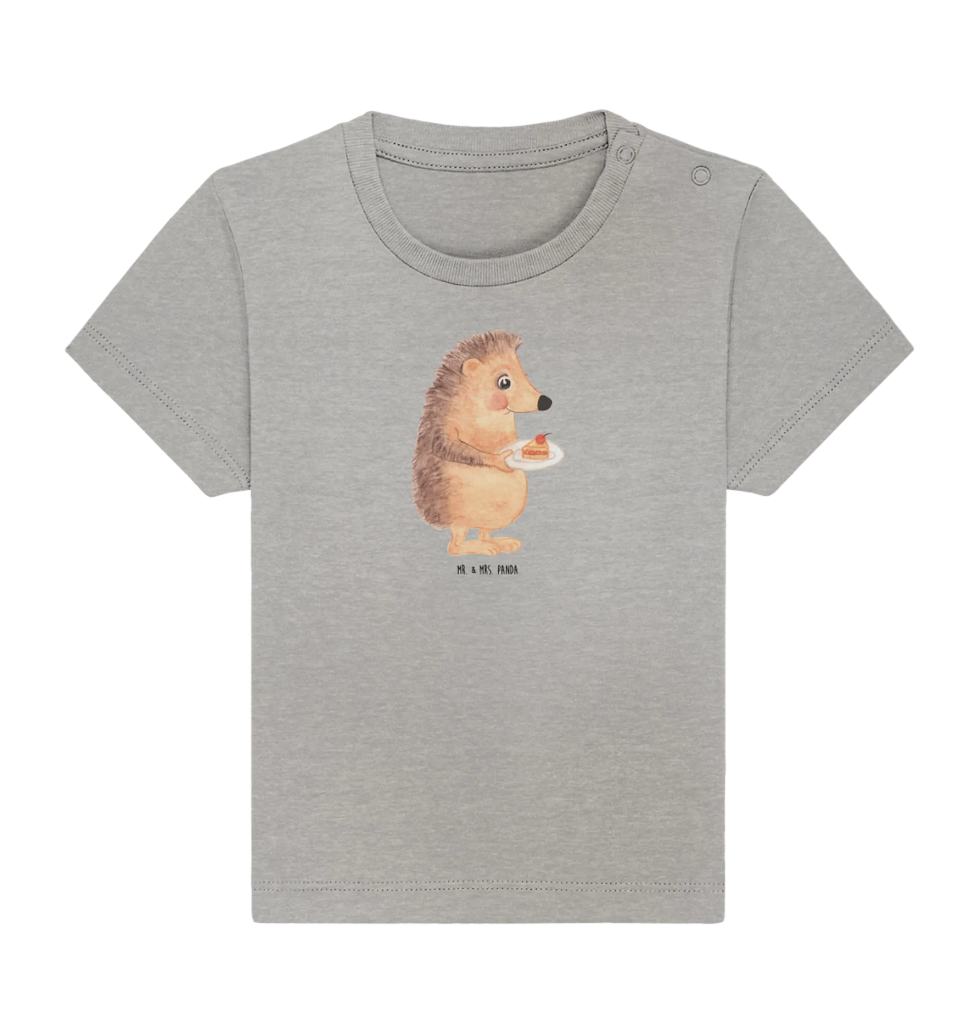 Organic Baby Shirt Igel Kuchenstück