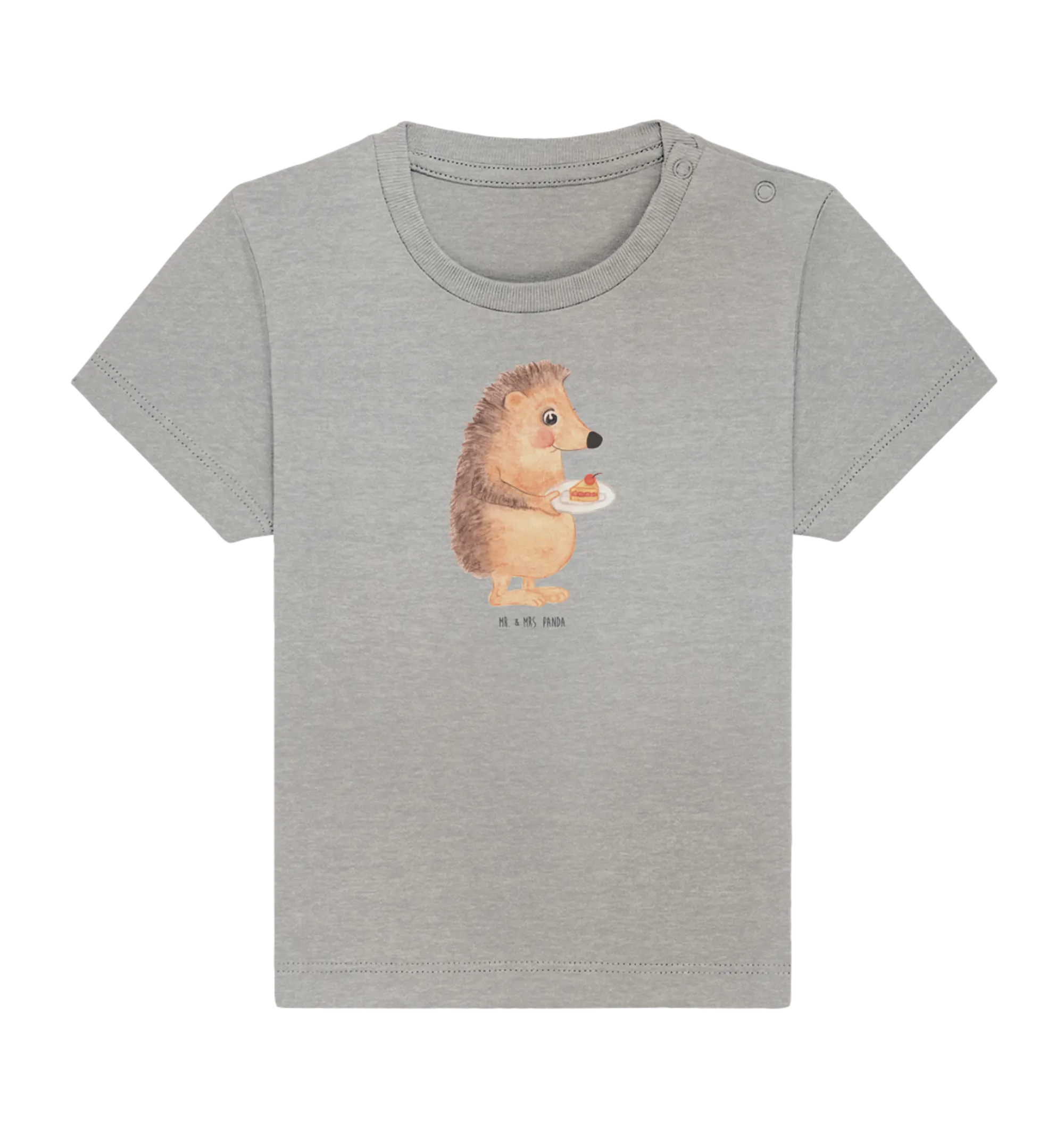 Organic Baby Shirt Igel Kuchenstück