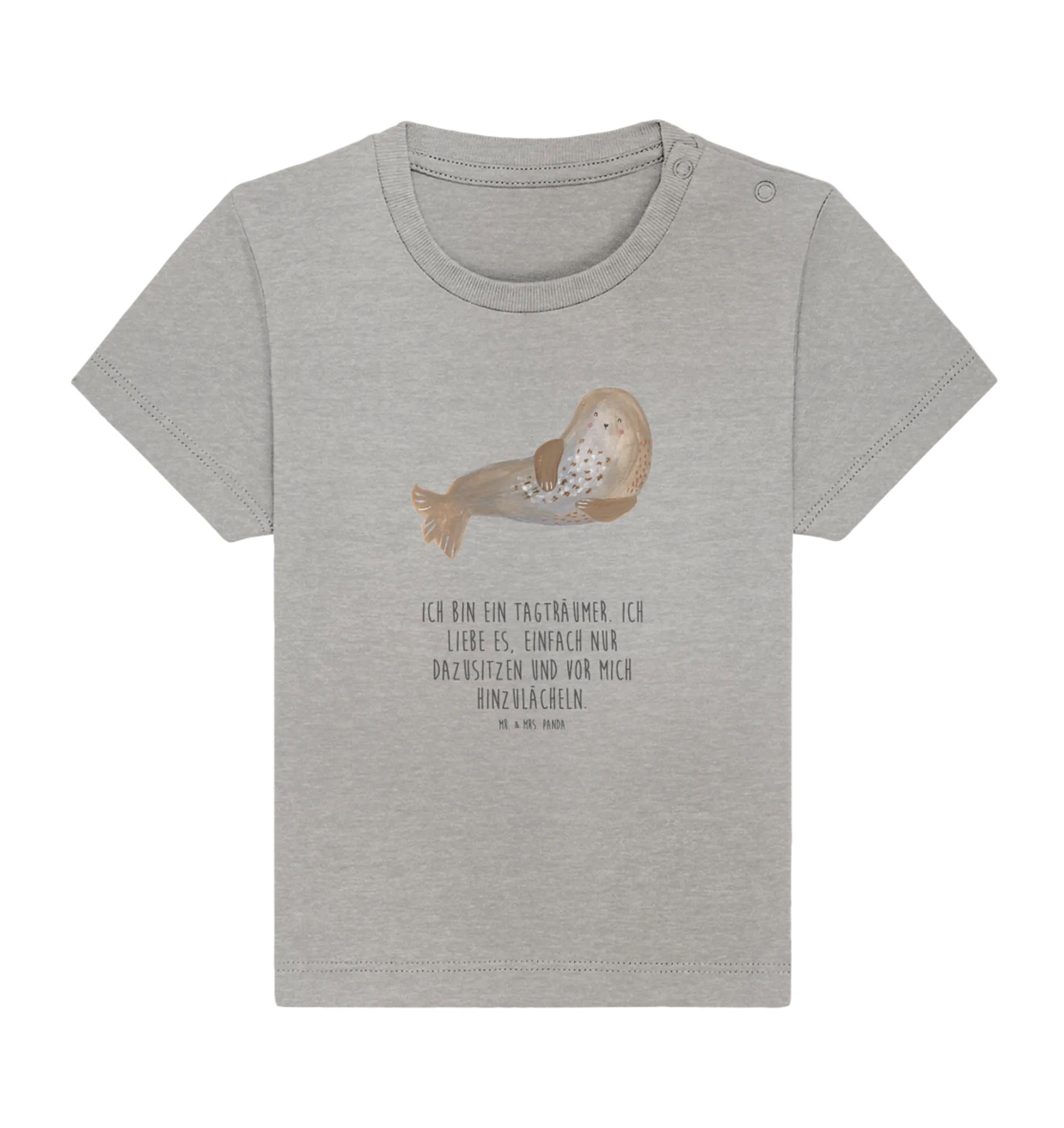 Organic Baby Shirt Robbe Lachen