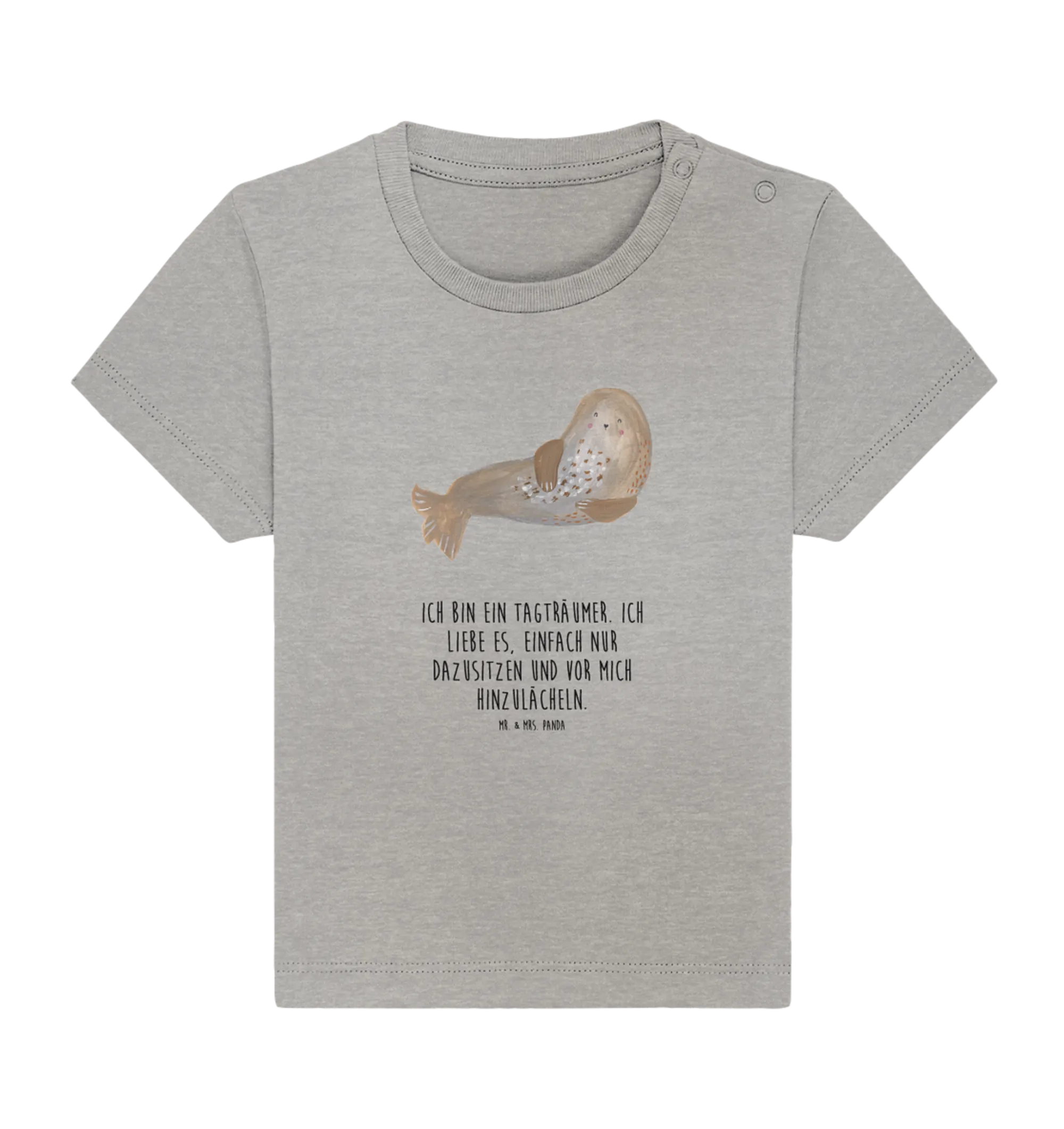 Organic Baby Shirt Robbe Lachen